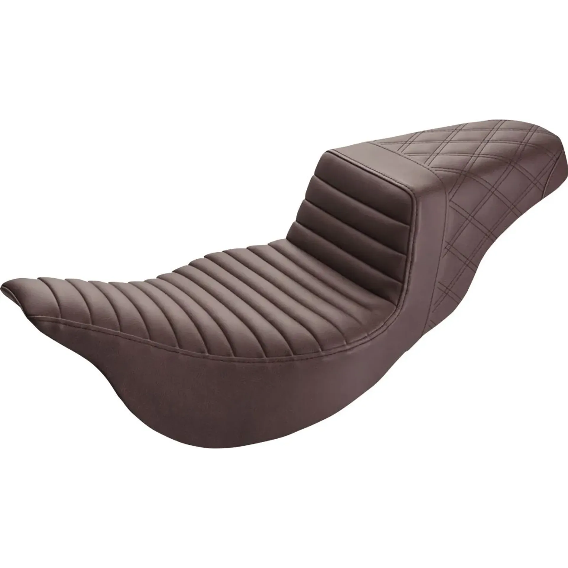 Step Up Seat – Tuck And Roll/Lattice Stitched – Brown – Flh