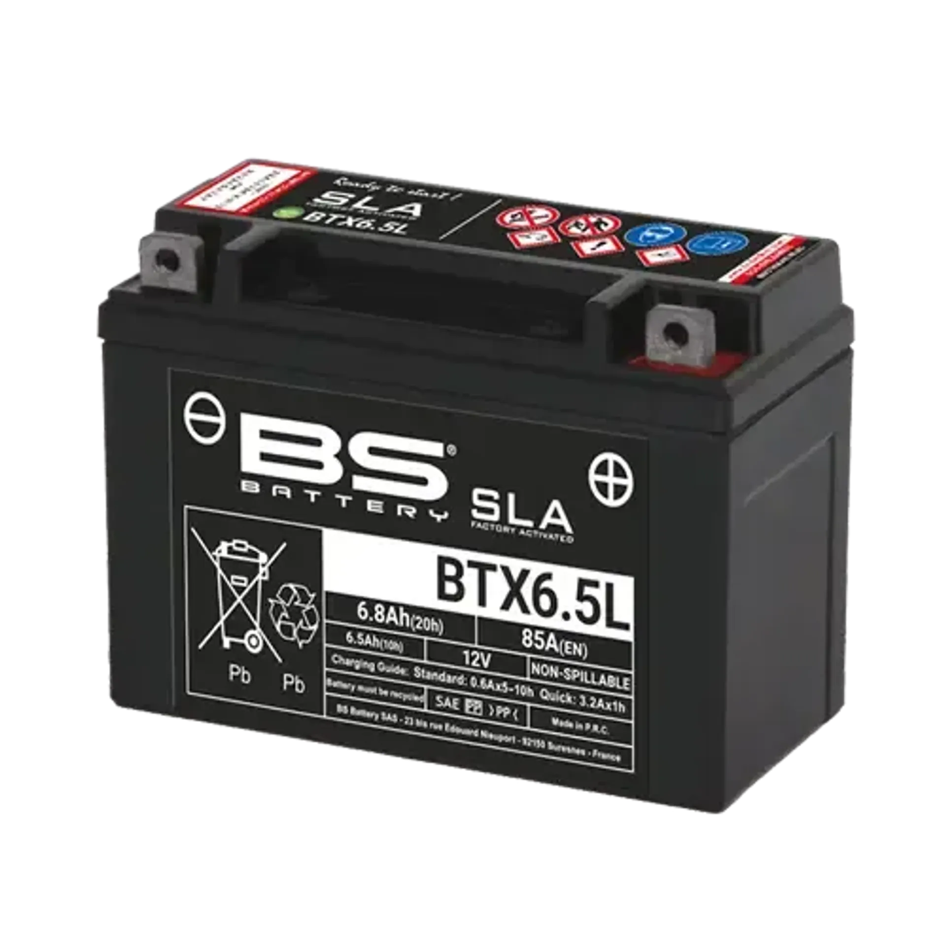 Battery bs btx6.5l sla
