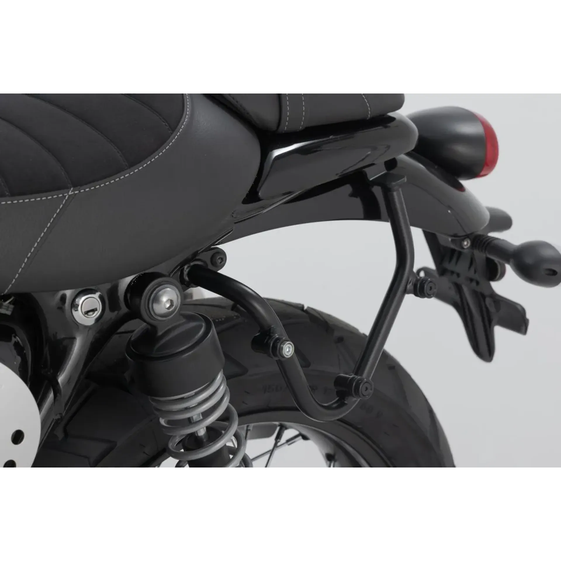 Slc Side Carrier Left Black Triumph Street Twin/ Scrambler/ Cup, Thruxton Tfc