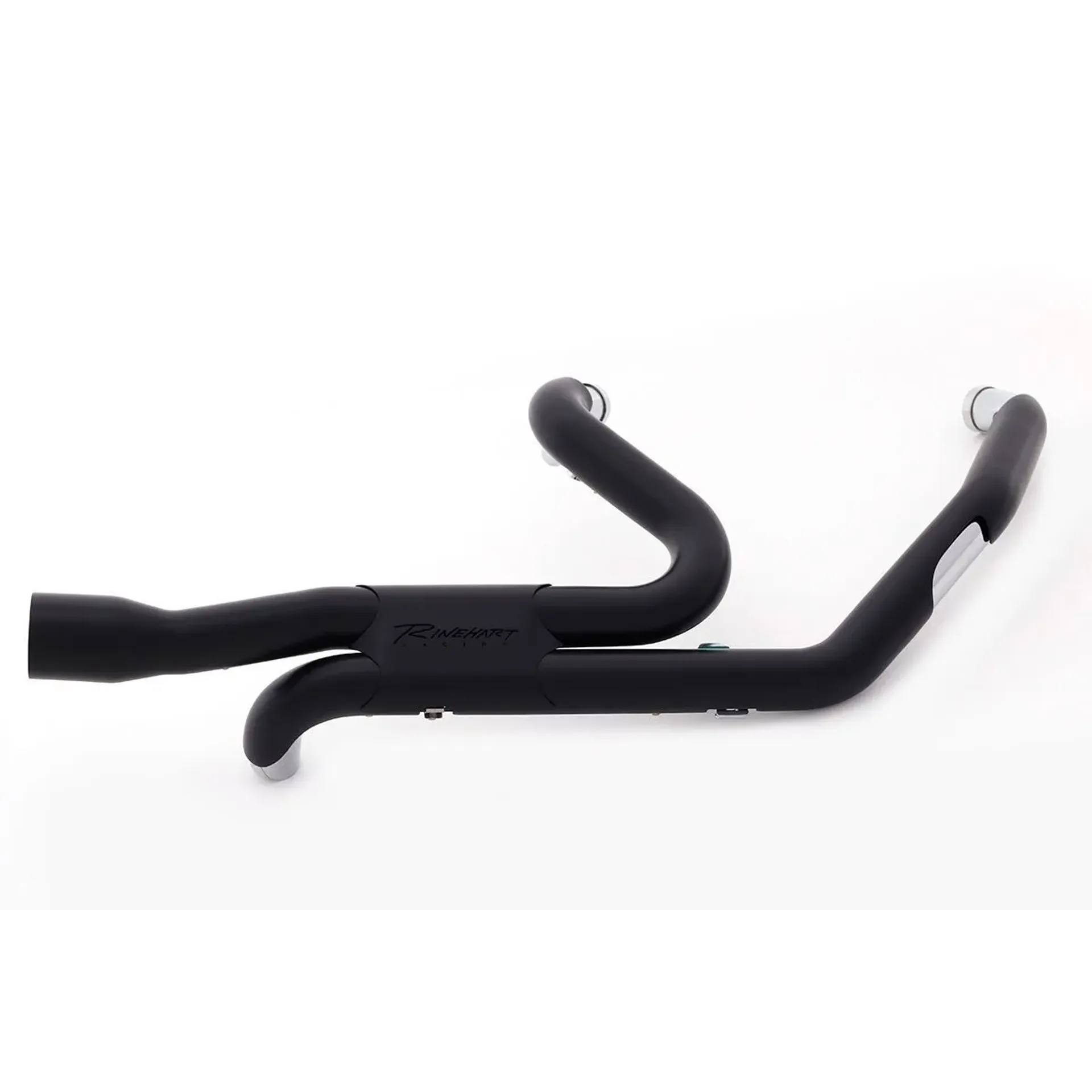 Header Kit Slimline Duals Black For M8