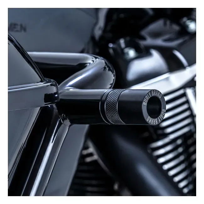 Burly Brand, Brawler crash bar kit Touring. Rear. Black - Afbeelding 4