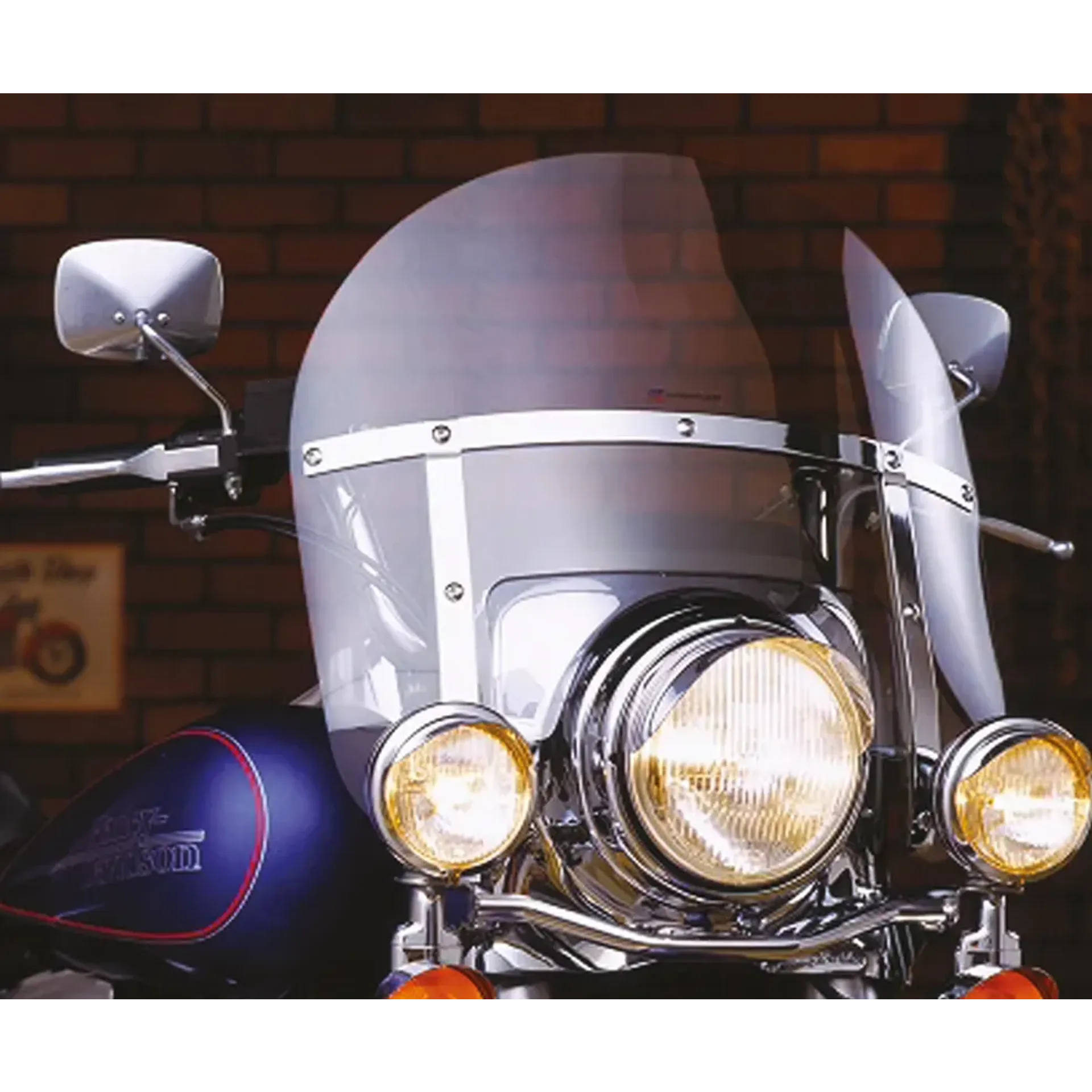 Chopped heavy duty Windshield kit FLH
