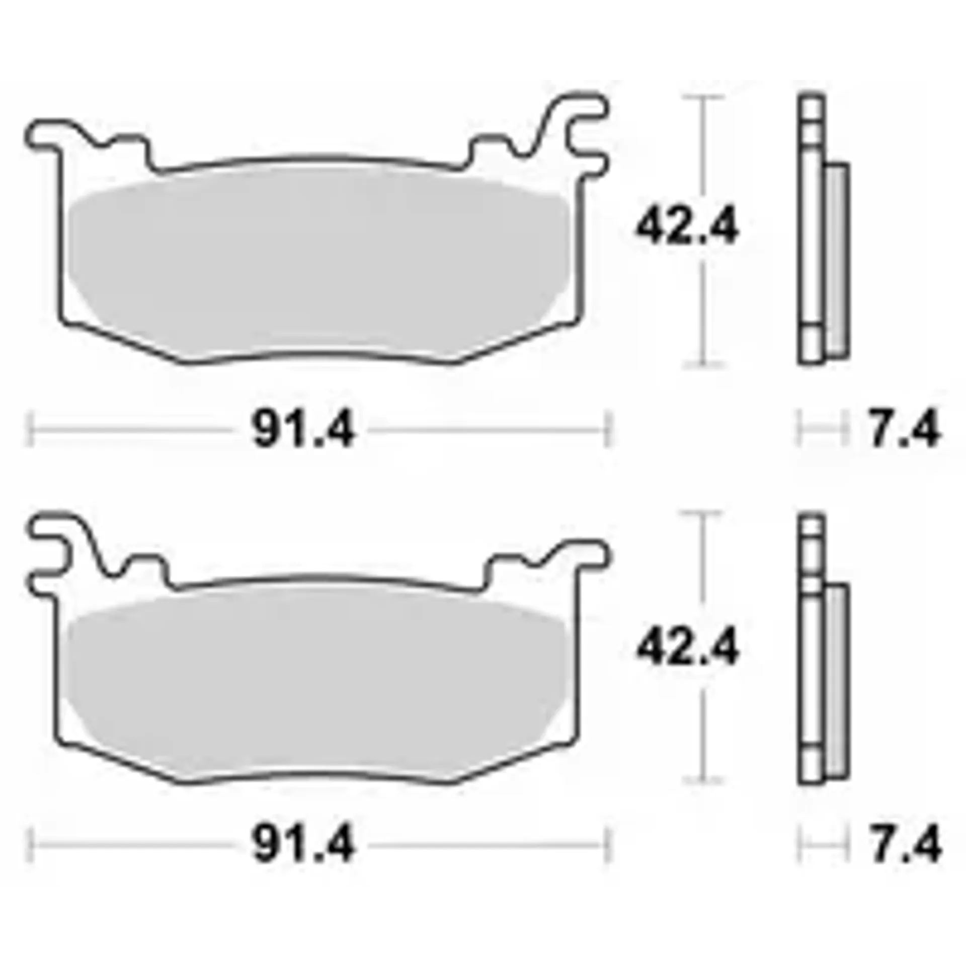 Brake pad sint