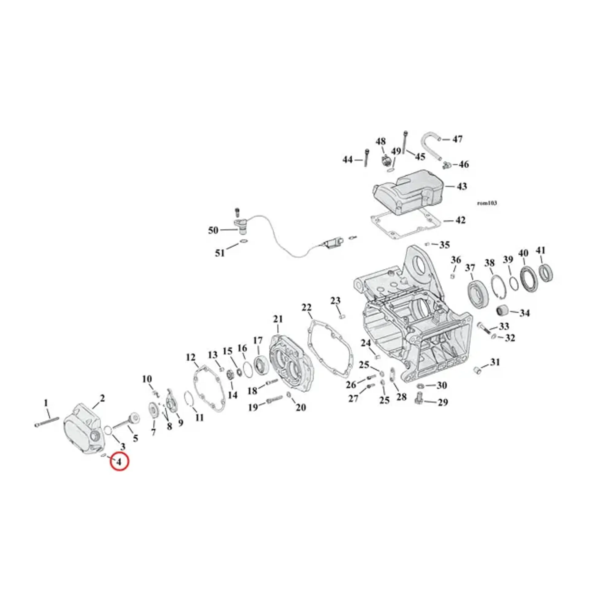 Cometic. O-ring clutch cable