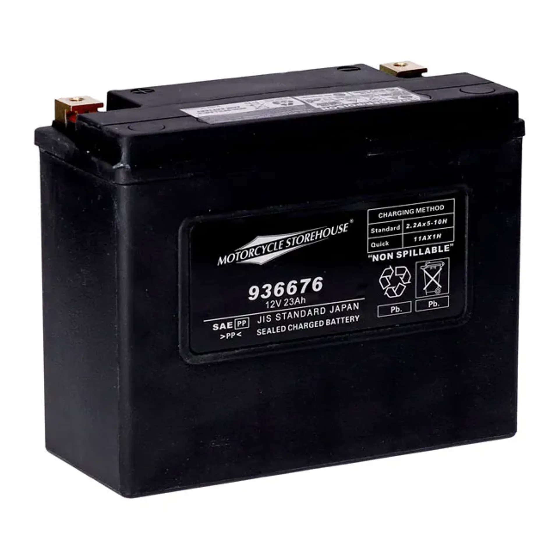 MCS, standard series - AGM sealed battery. 12v, 23ah. 360cca