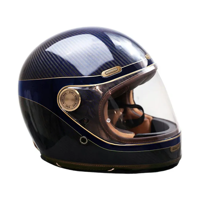 By City Roadster III helmet carbon golden blue Downtown American