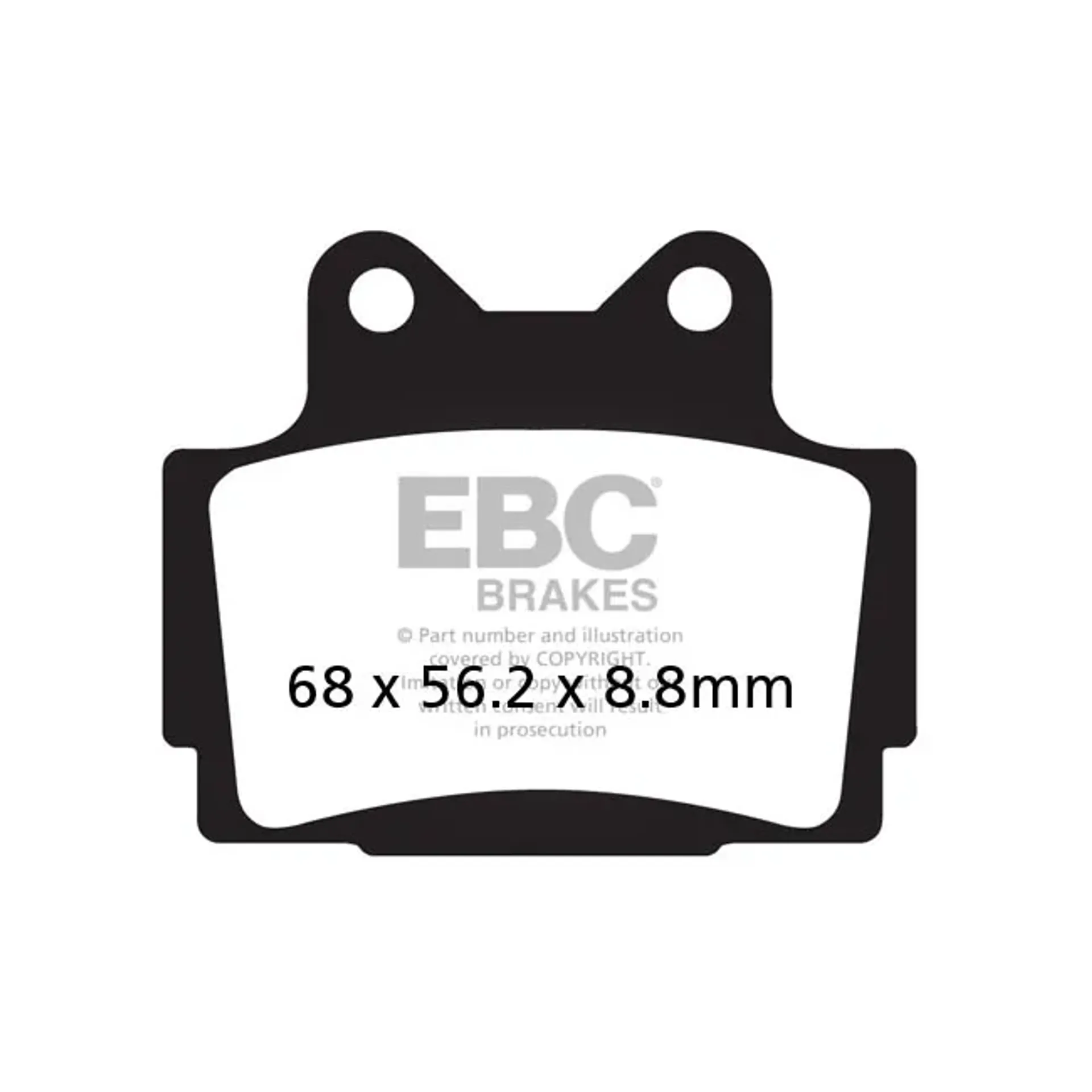 EBC V-pad Semi Sintered brake pads