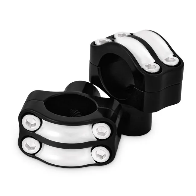 Burly, Reaper riser kit. 1.5" high. 8-bolt 2-piece. Black CM