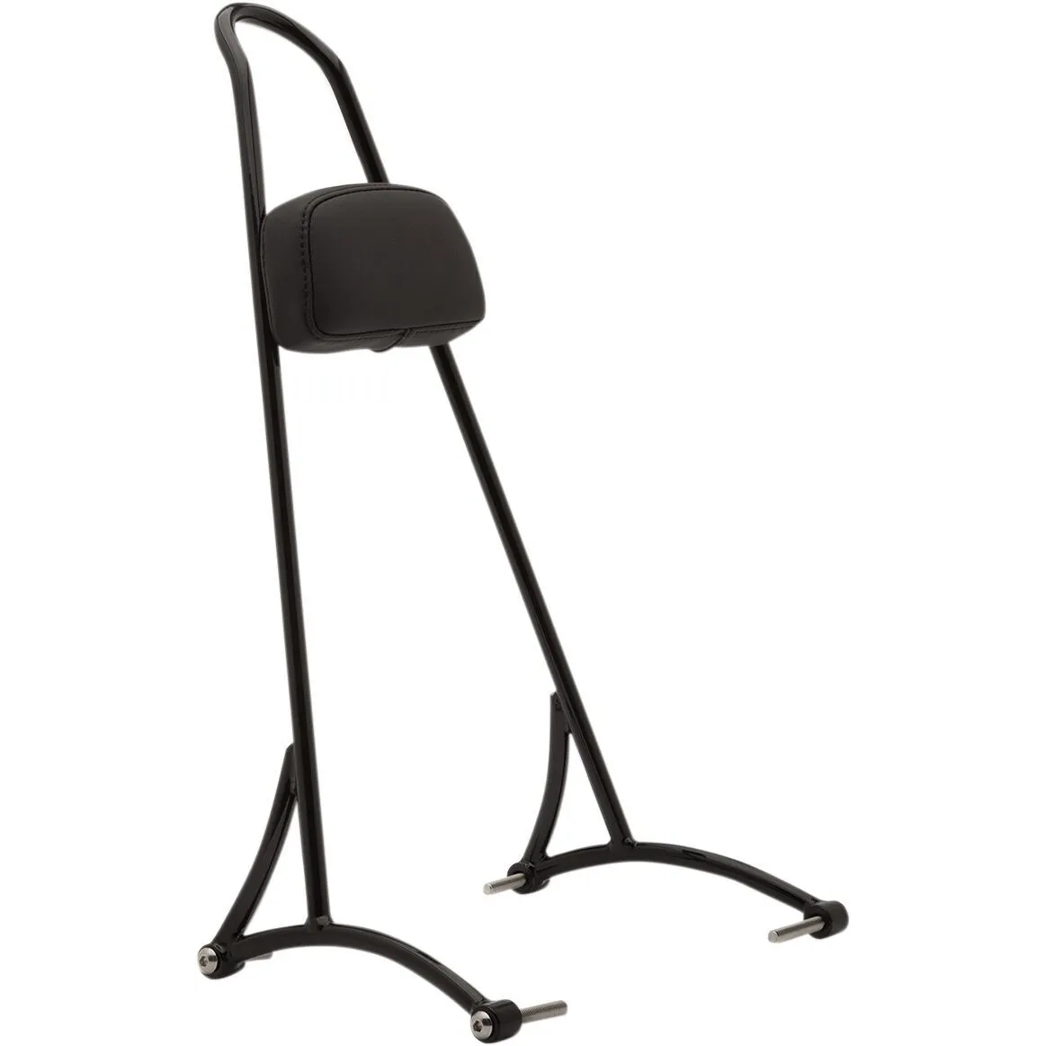 Sissy Bar Tall W/Pad Black Powder-Coated