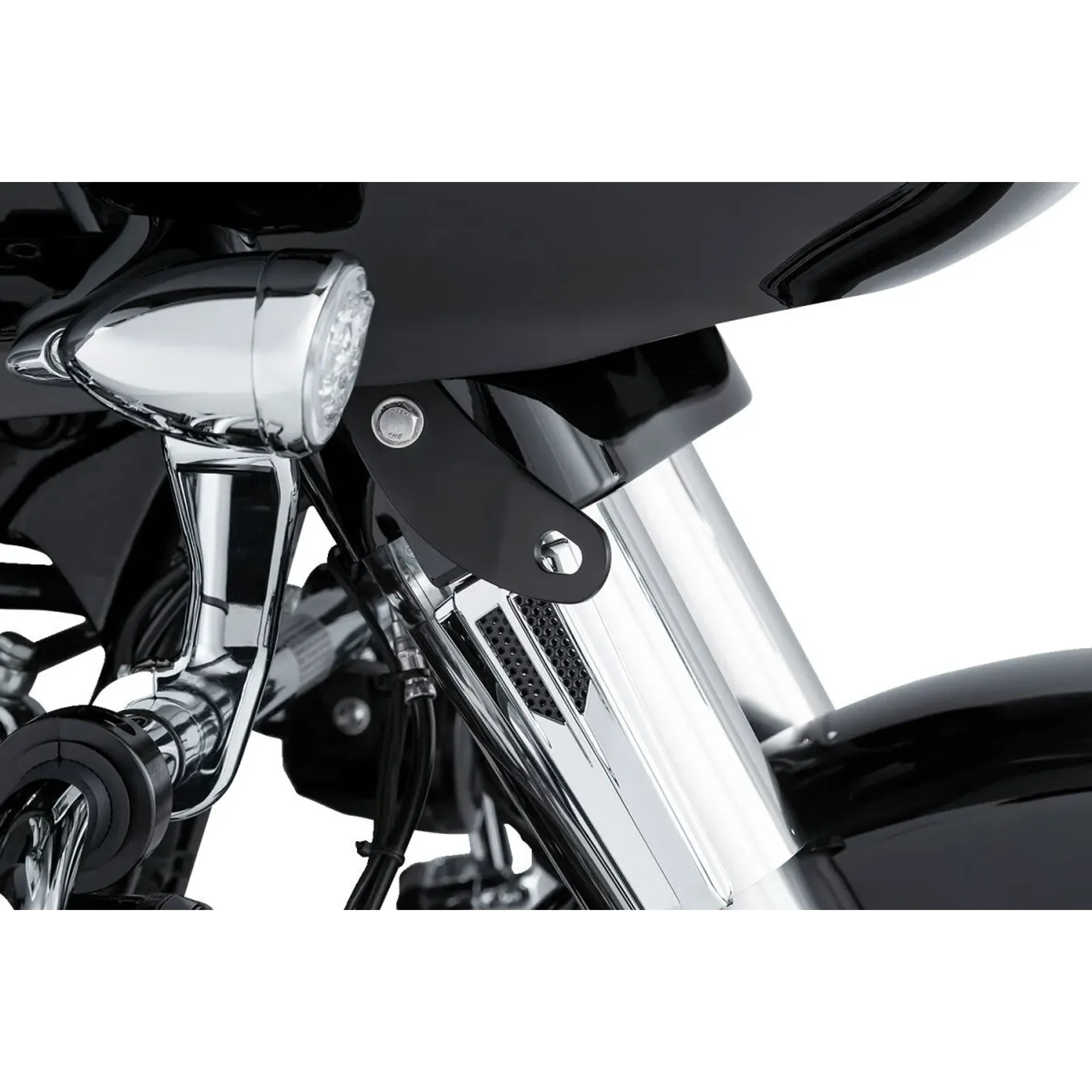 Bracket Tie Dn Fltr Blk