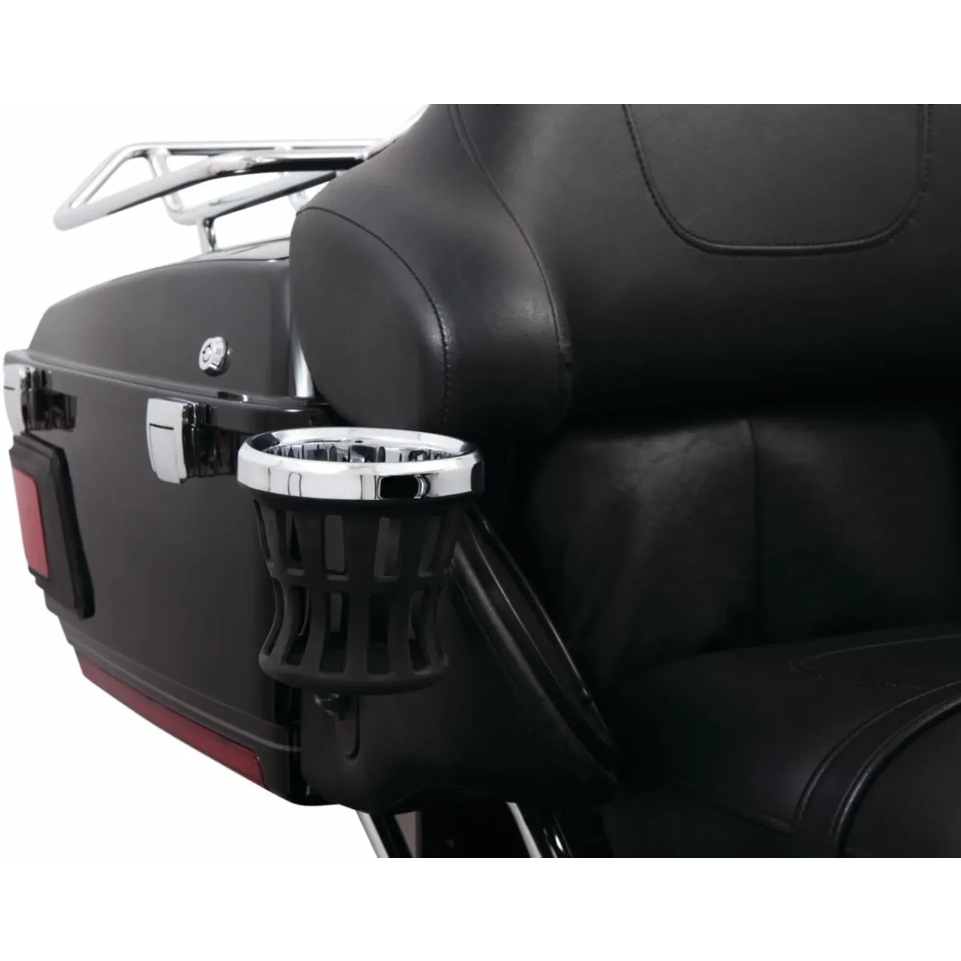 Drink Holder – Gen 2 – Chrome – Passenger – Black Mount