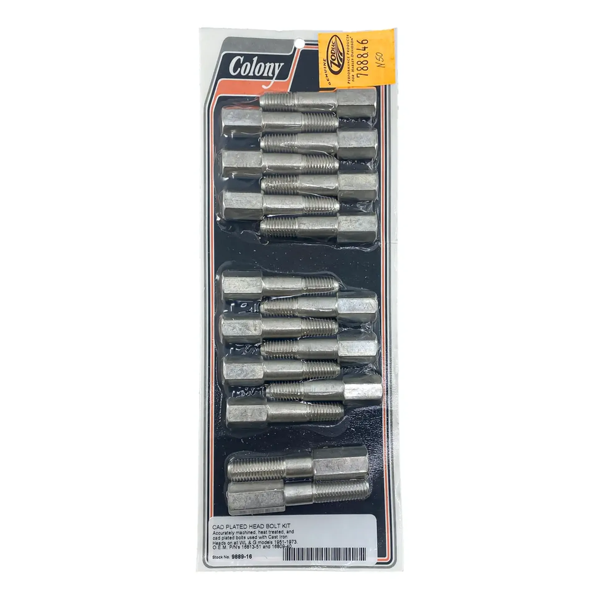 Wh Pltd Stk Head Bolt WL&G51-73