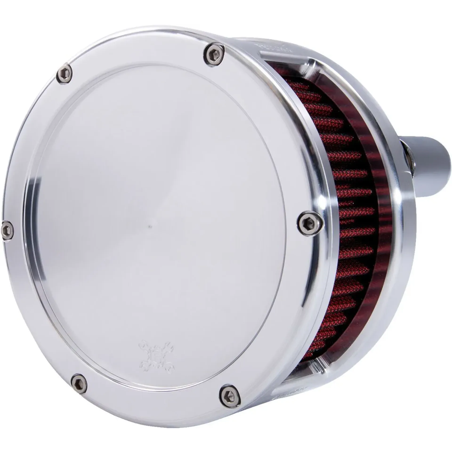 Air Cleaner – Ba Series – Raw – Solid Cover – Red – M8