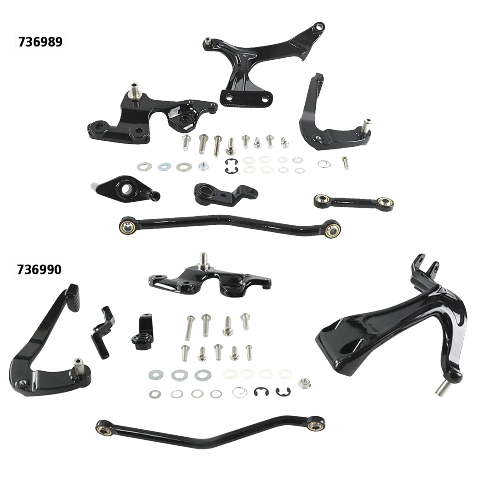 Mid Control Kit Brake Side Black ST18-Up