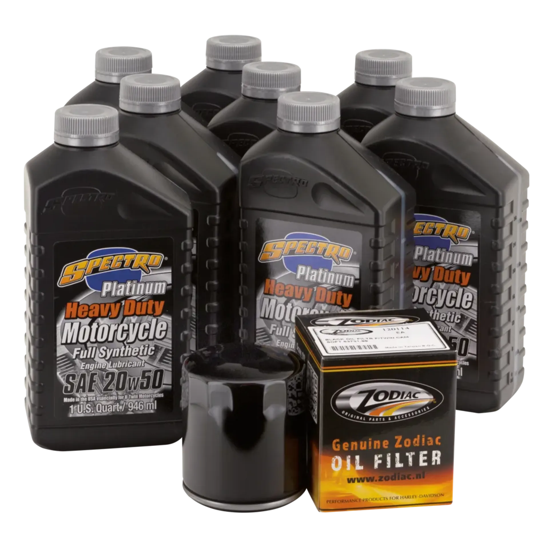 Milwaukee 8 VSyn total oil serv kit Blac
