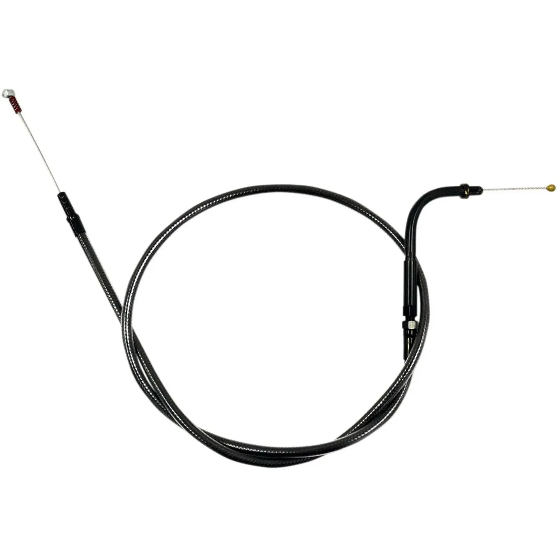 Idle Cable Midnight Stainless For 15″-17″ Ape Hangers
