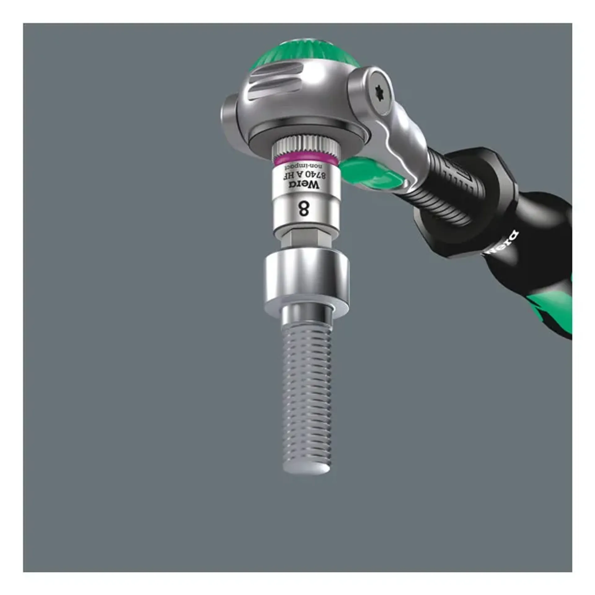 Wera Zyklop 1/4" Hex socket bit w/ holding function US sizes