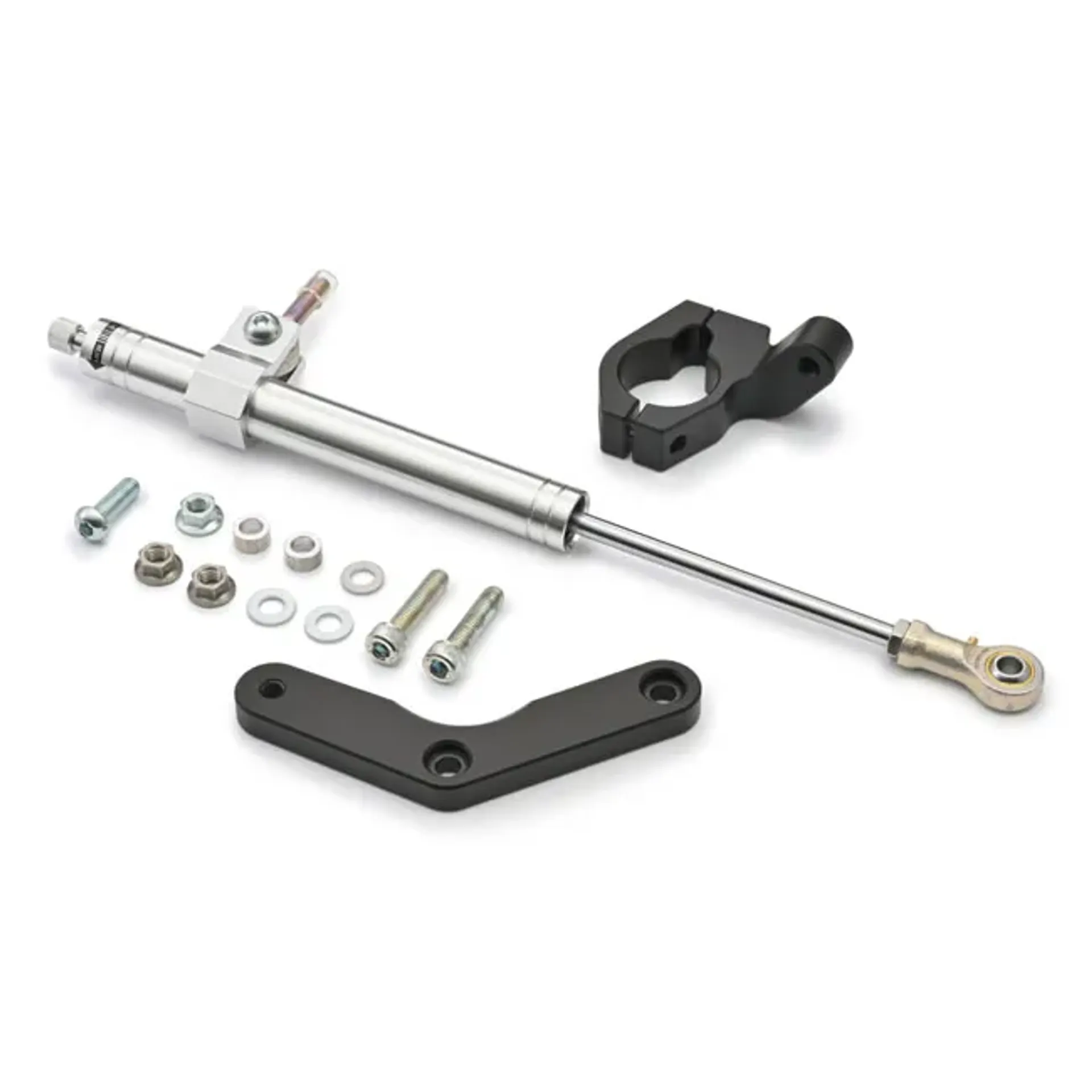 Daytona, steering damper kit. Silver