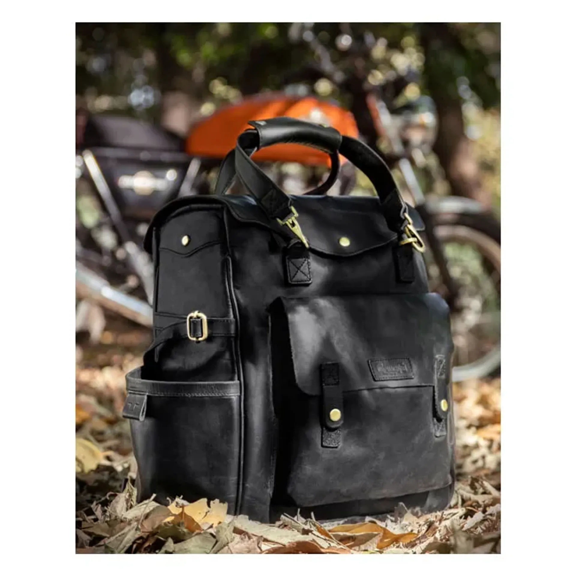 Trip Machine, Outlander saddlebag. Black