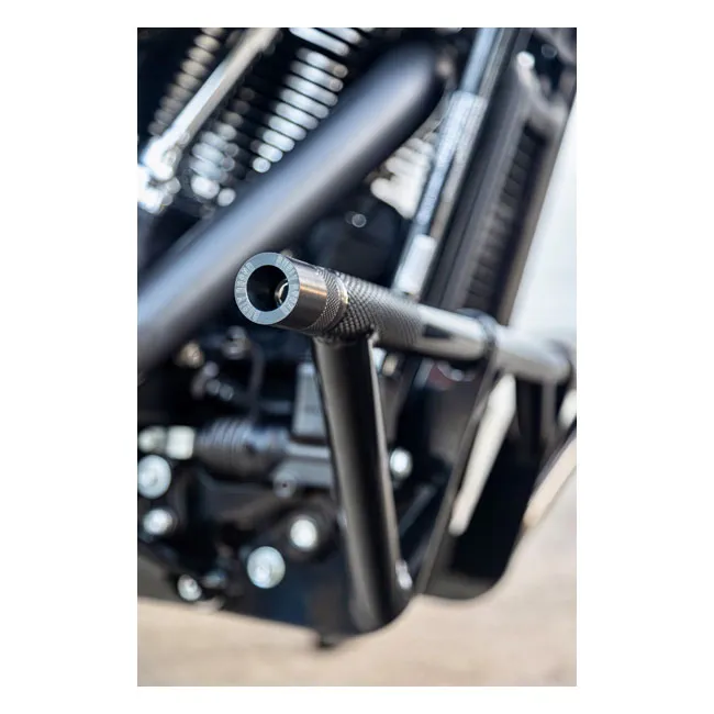 Burly Brand, Brawler crash bar kit M8 Softail. Front. Black - Afbeelding 2