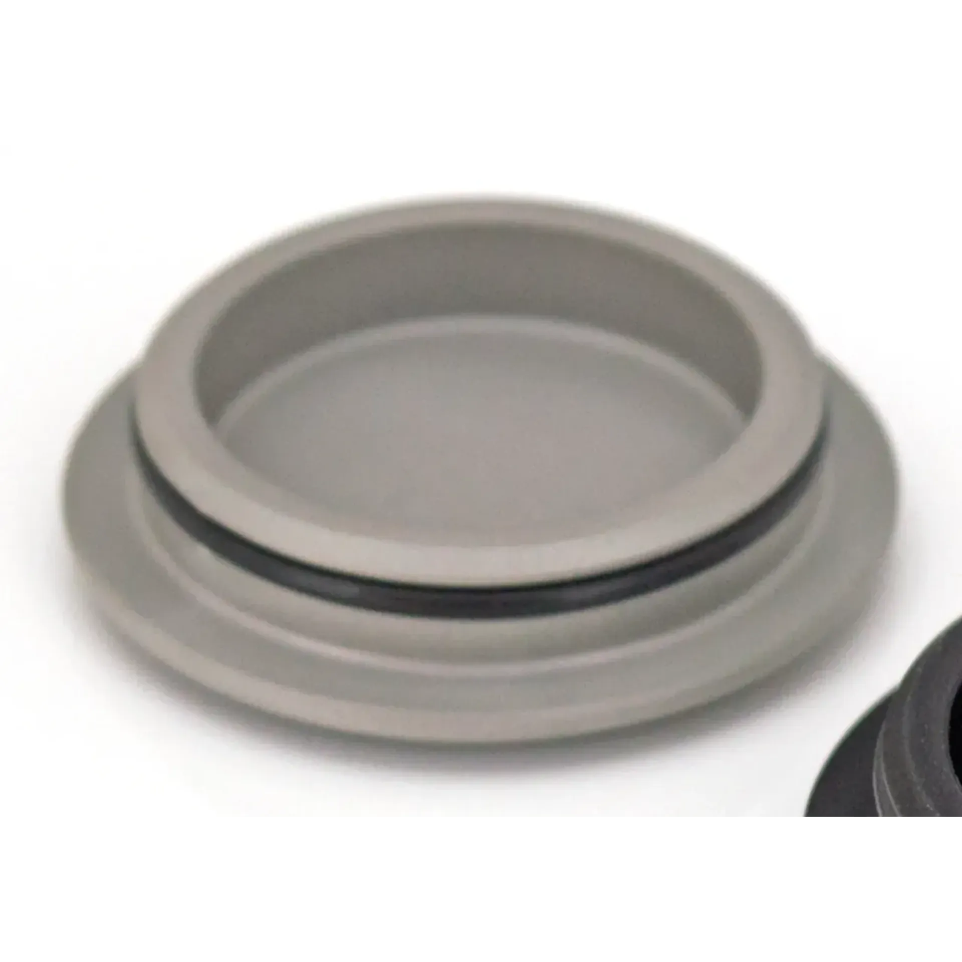 Axle cap, each, Ohlins clear anodised