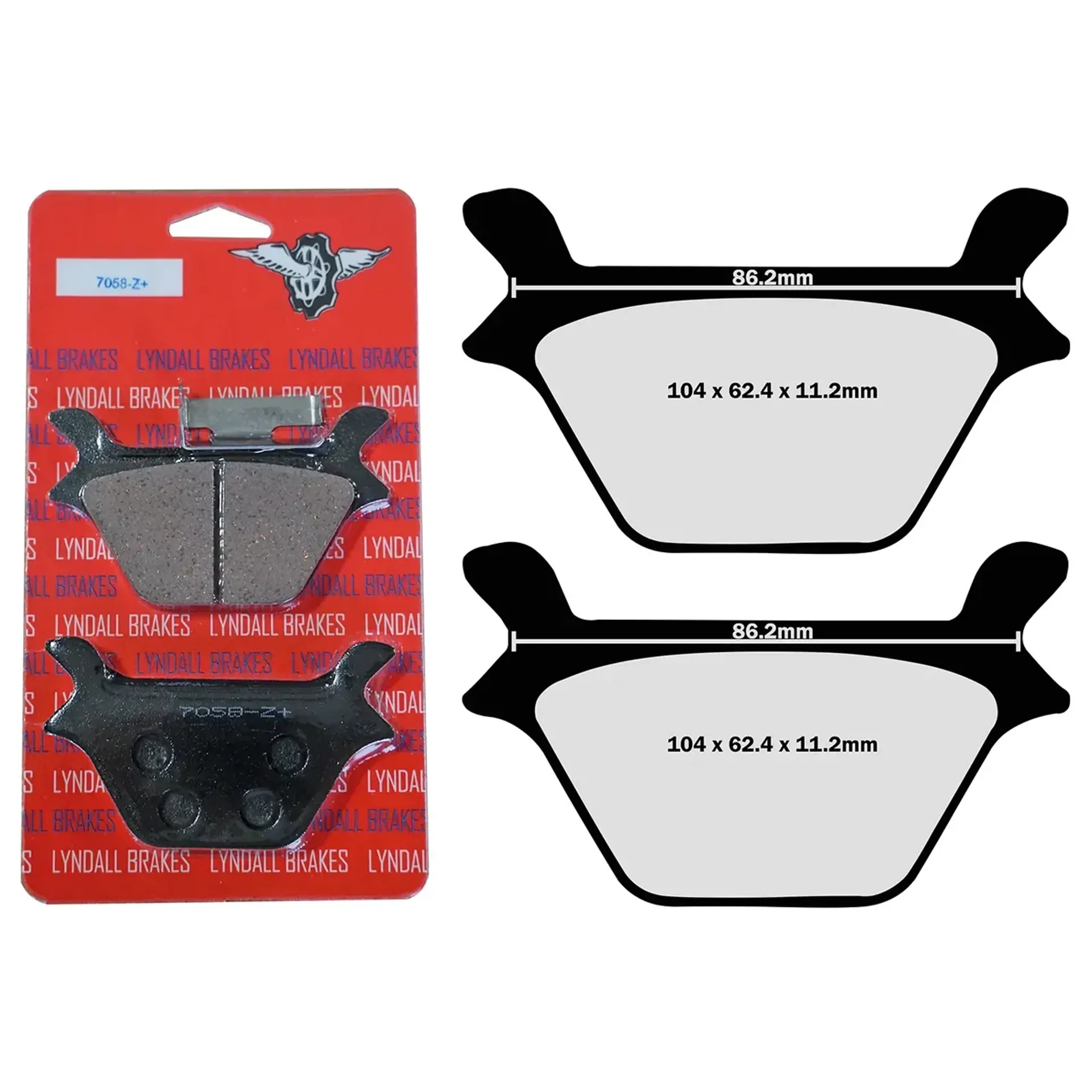 Rear Pads Z-Plus FXR/F*ST/XL/FXD87-99