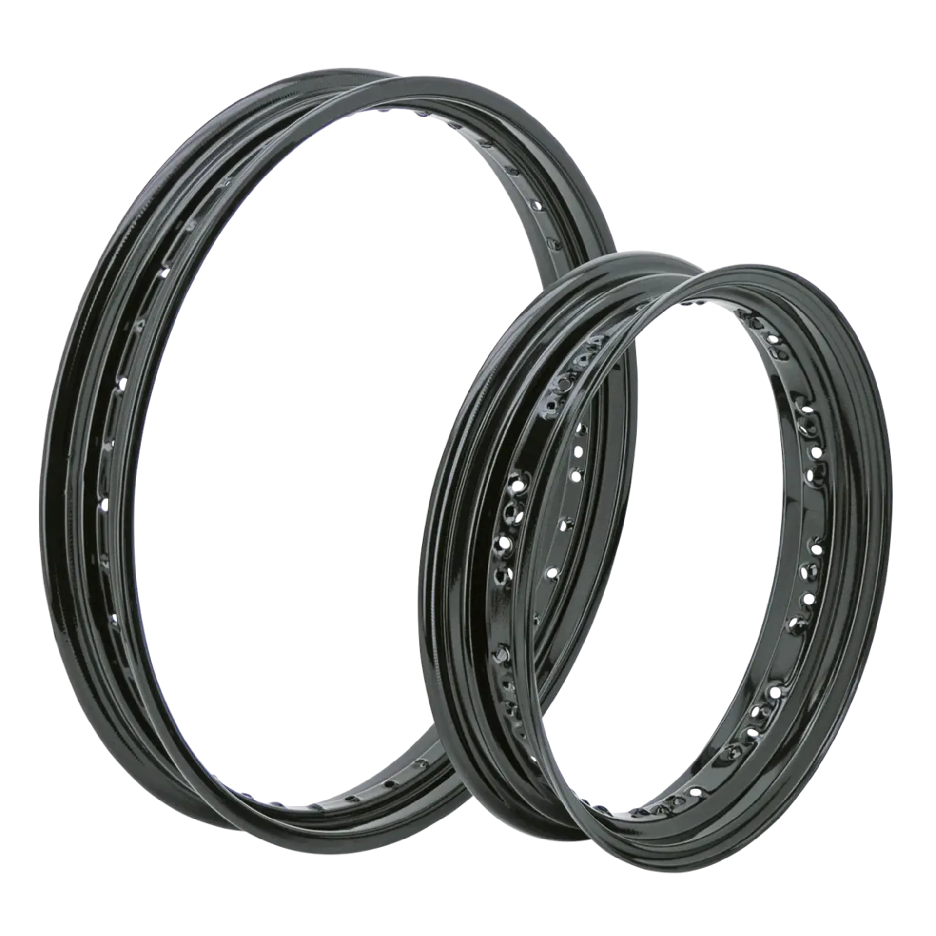 Rim black powdercoated 2.50×19 40H