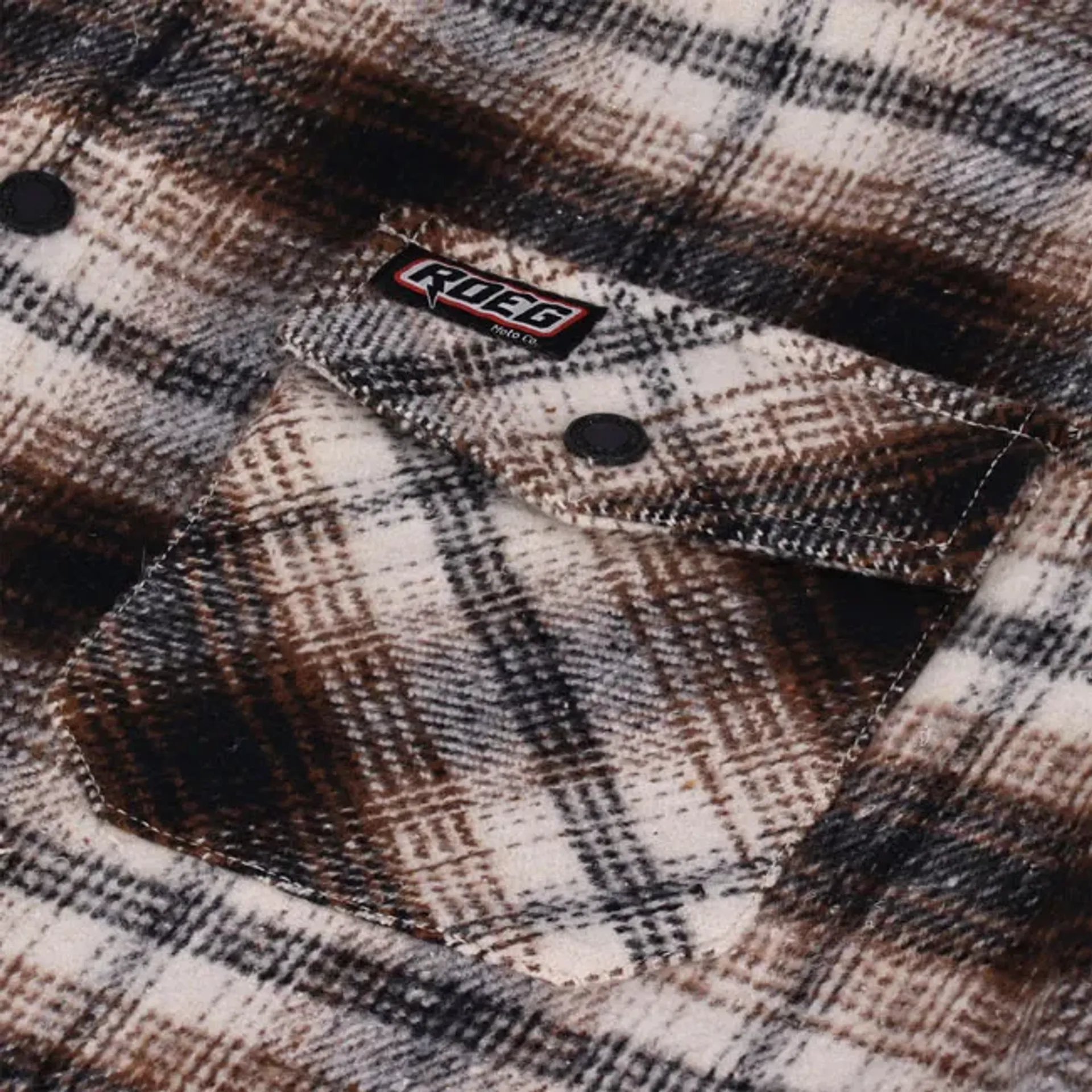 Roeg Blaze Flannel shirt brown