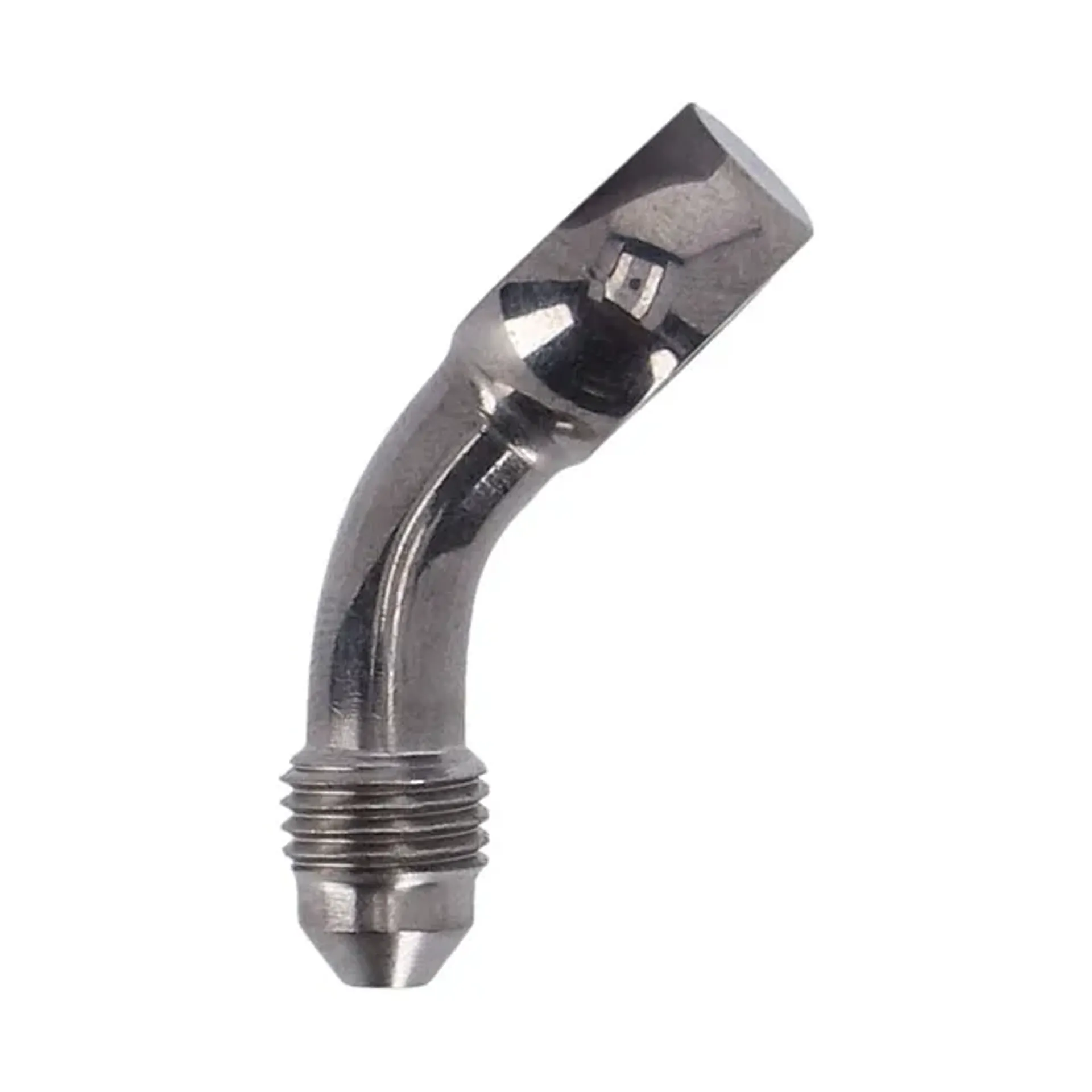 Goodridge, Slimline banjo fitting 3/8", 45 degrees. SS