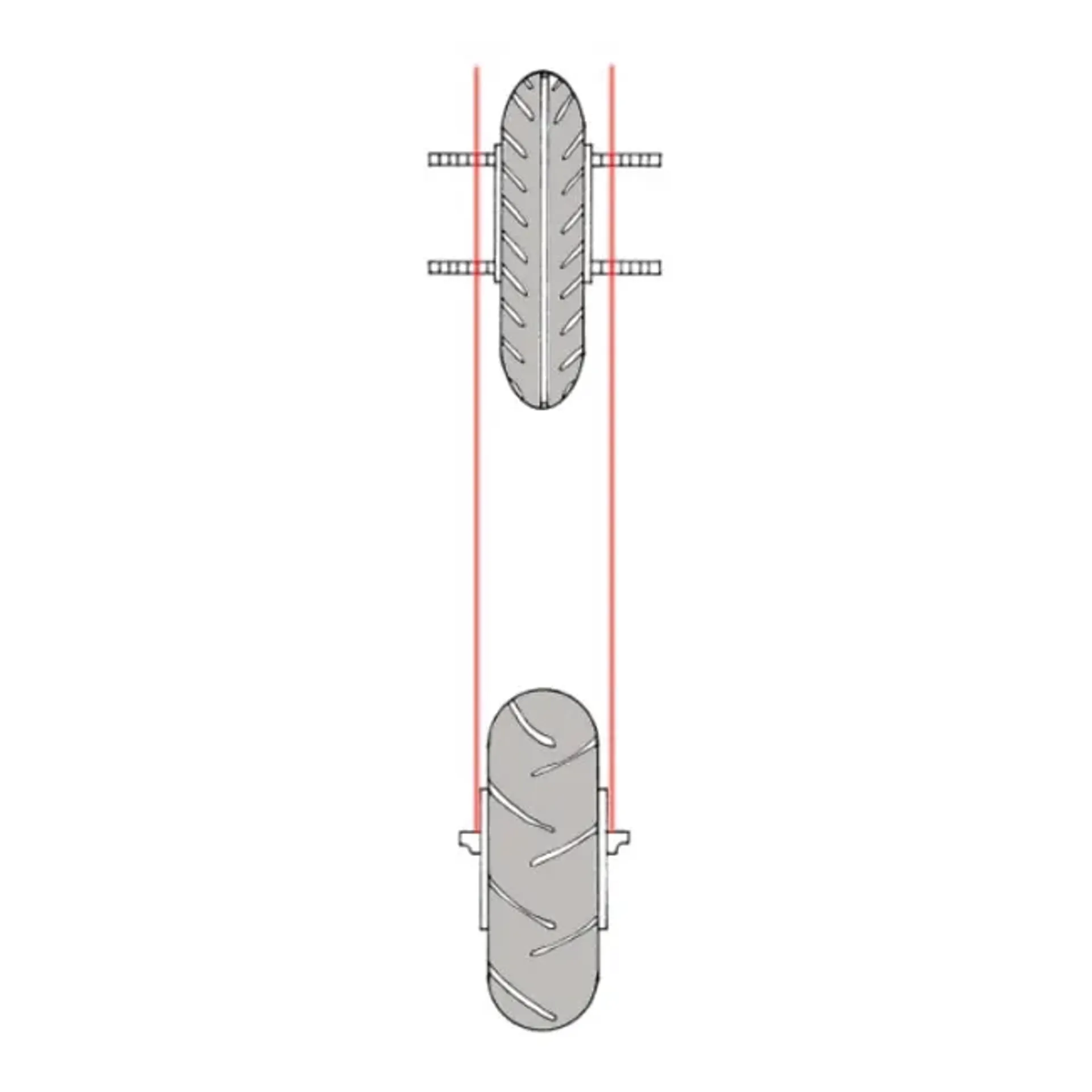B.A.T. (Bike Alignment Tool) laser alignment