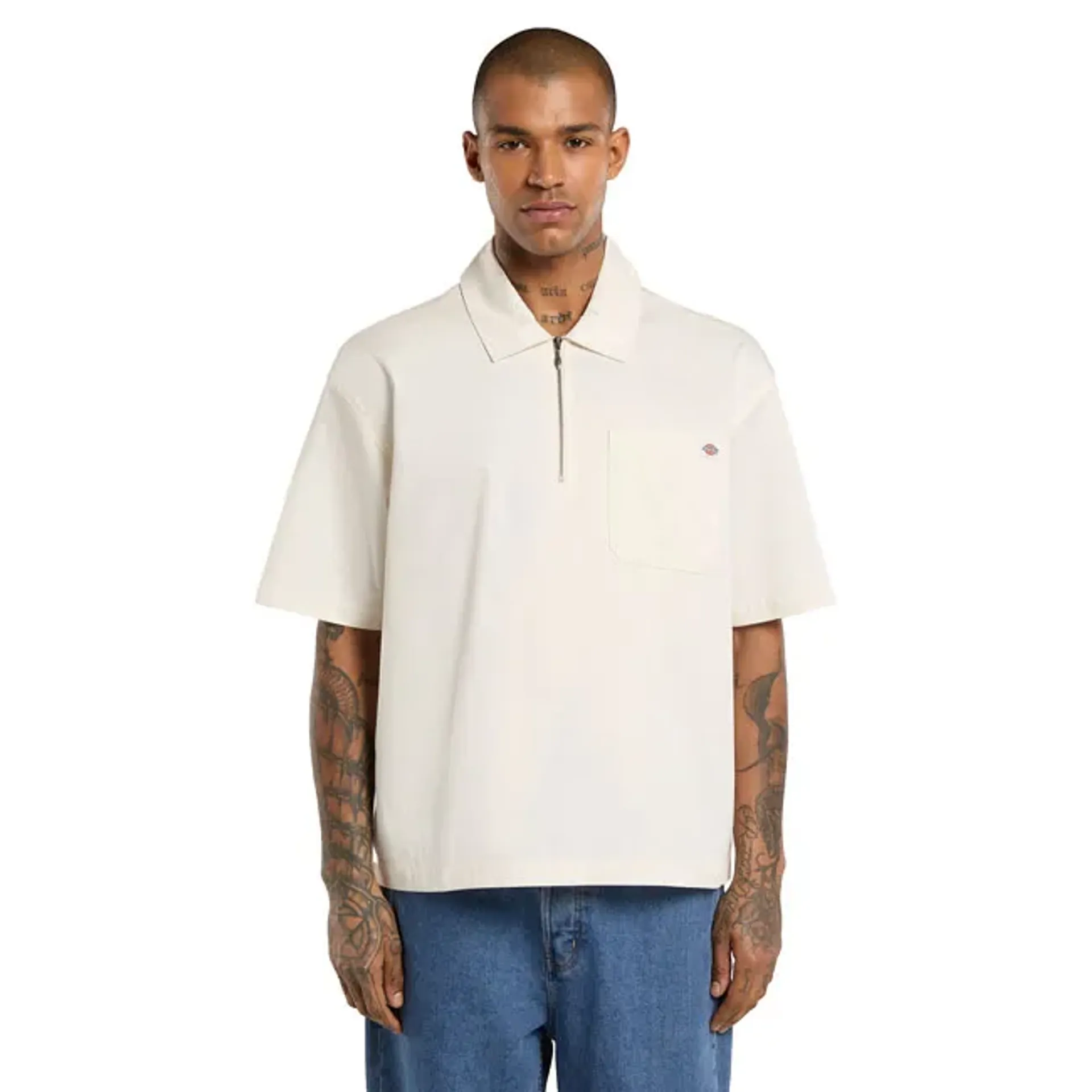 Dickies Cadiz QZ shirt egret