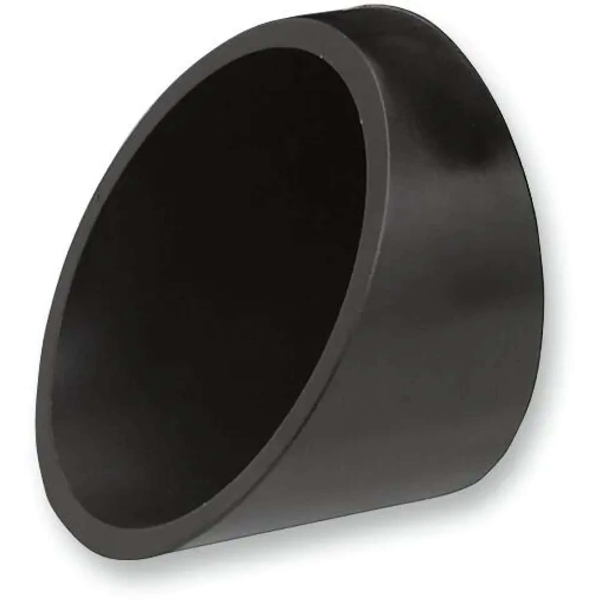 End Cap Slash Cut For 3″ Muffler Black