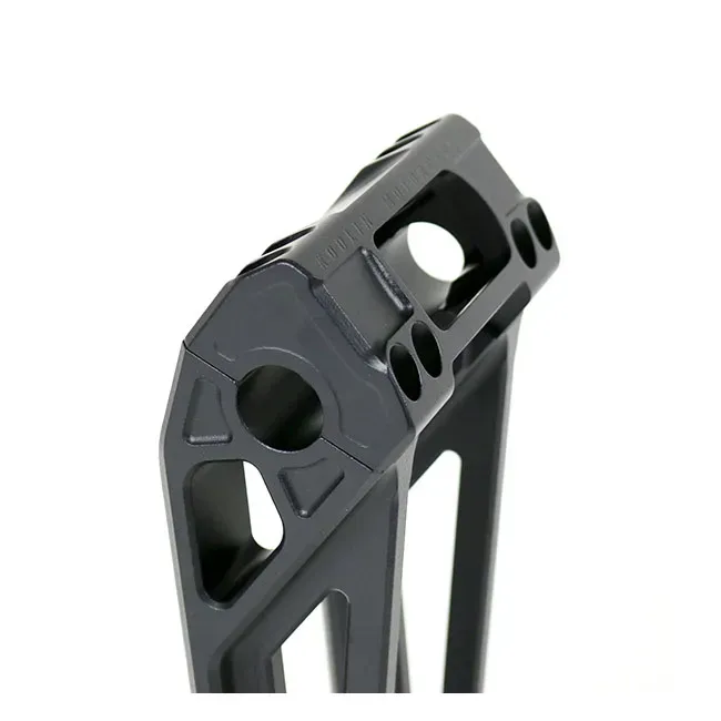 Kodlin, Fastback risers for OEM digital speedo. 10". Black - Afbeelding 3