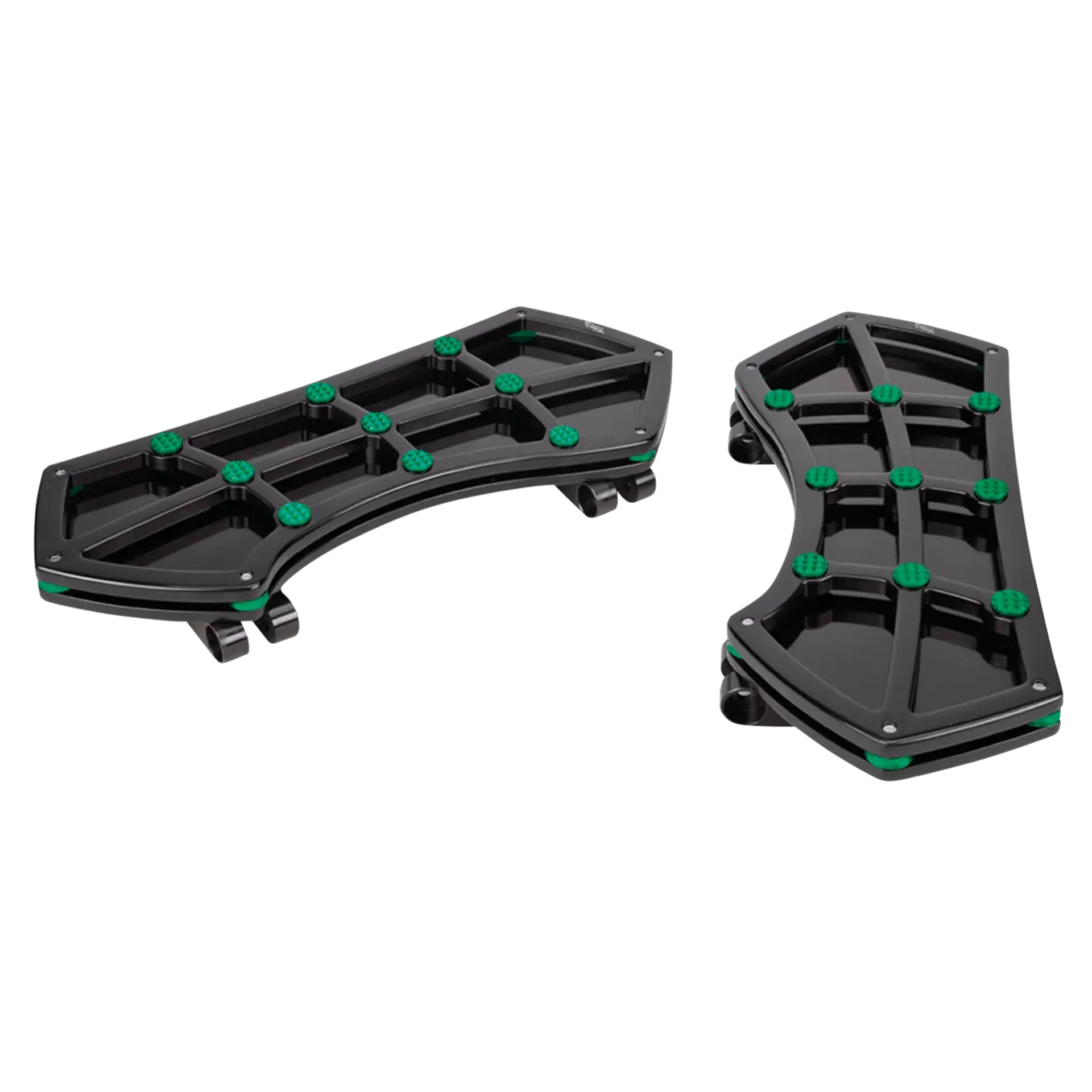DIAMOND FR FLRBRD BLK W/ GEMS GREEN