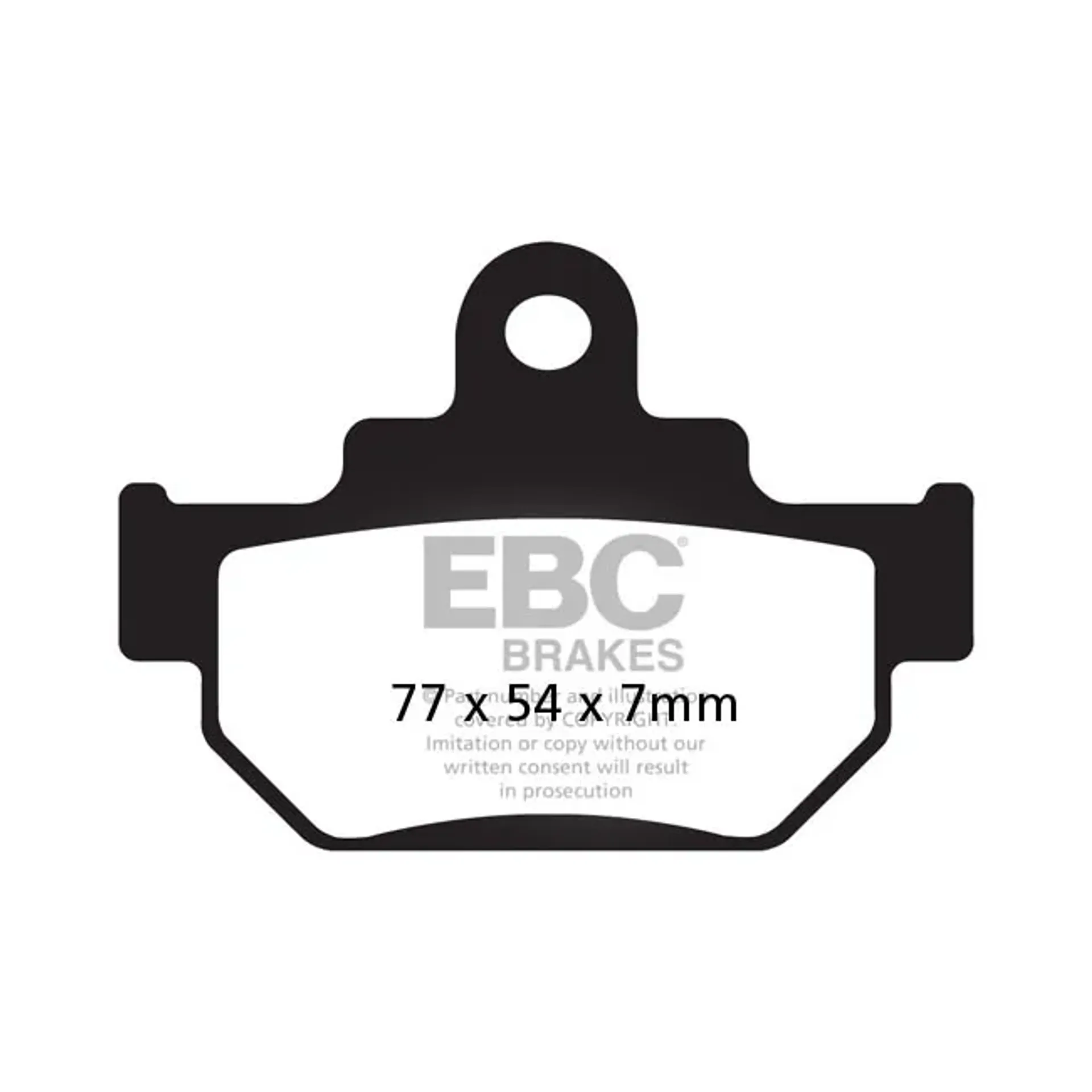 EBC V-pad Semi Sintered brake pads