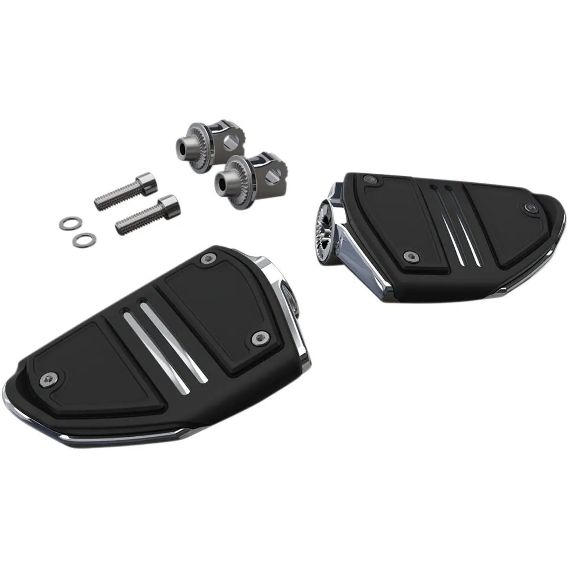 Footpeg T-Rail W/Mnt Chr