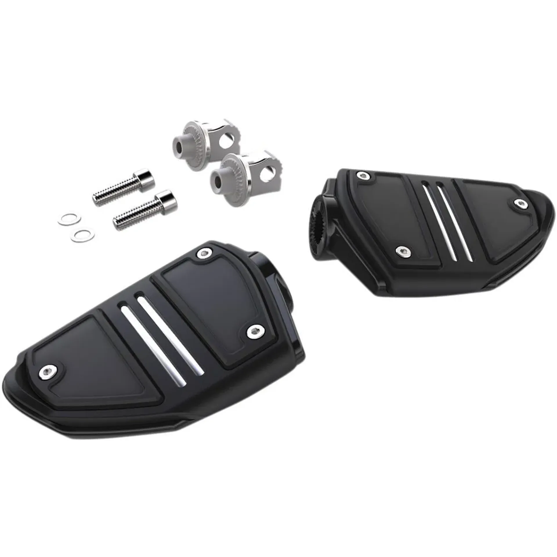 Footpeg T-Rail W/Mnt Blk