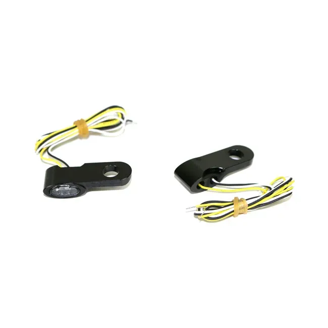 Kodlin, Elypse LED mini turn signals. Front. Black - Afbeelding 3
