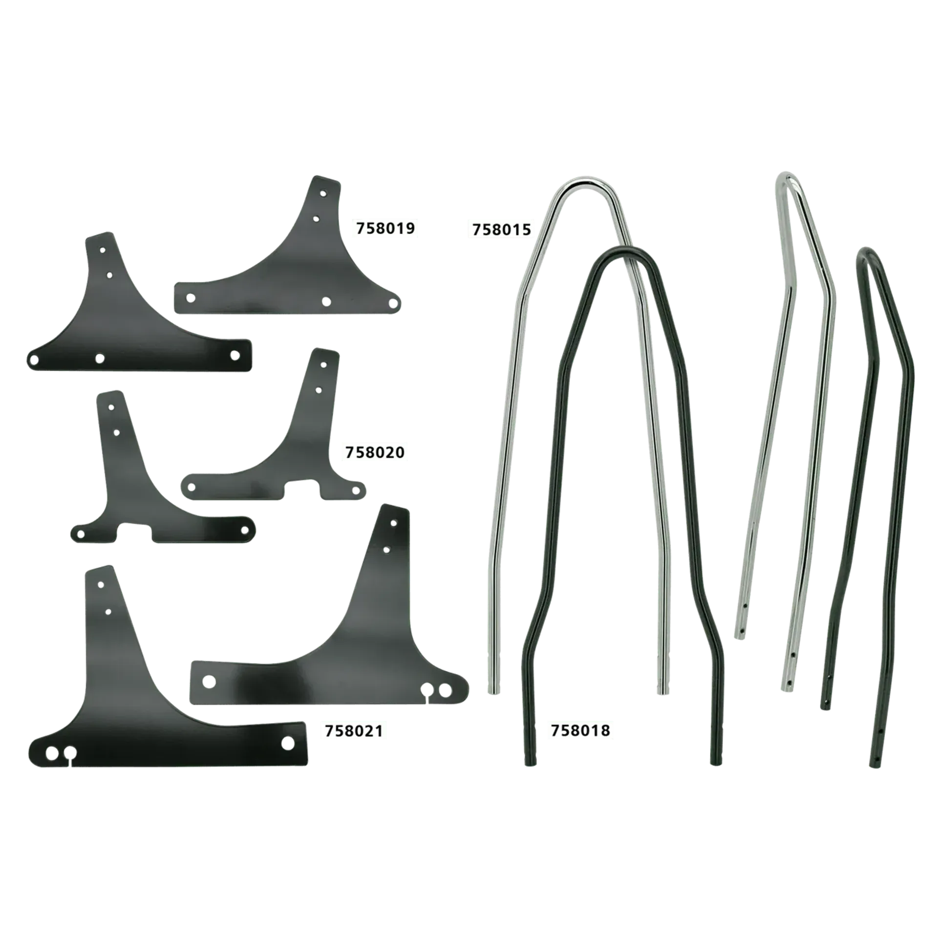 Black Sissybar sideplates FXD91-17
