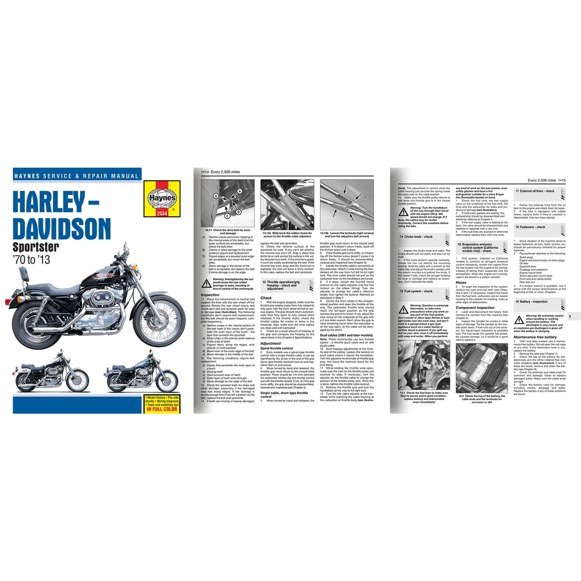 Haynes H-D Sportster 70-13 tech manual