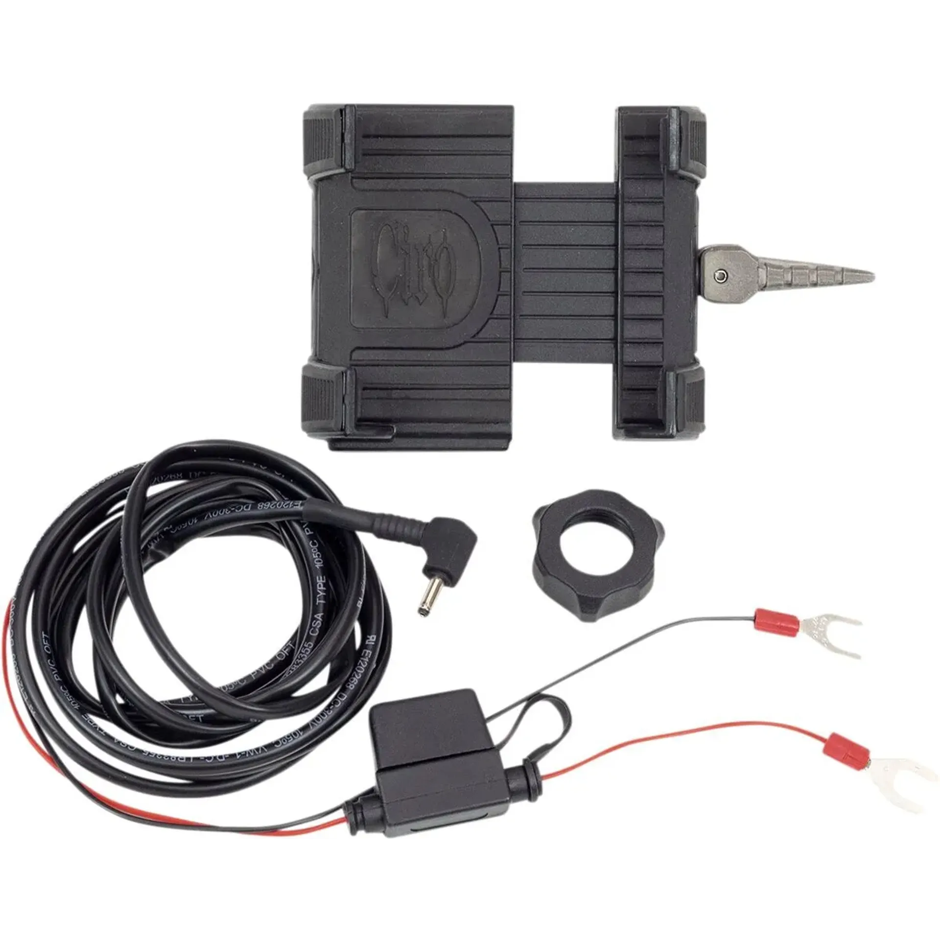 Smartphone/Gps Holder Premium With Charger Without Mount