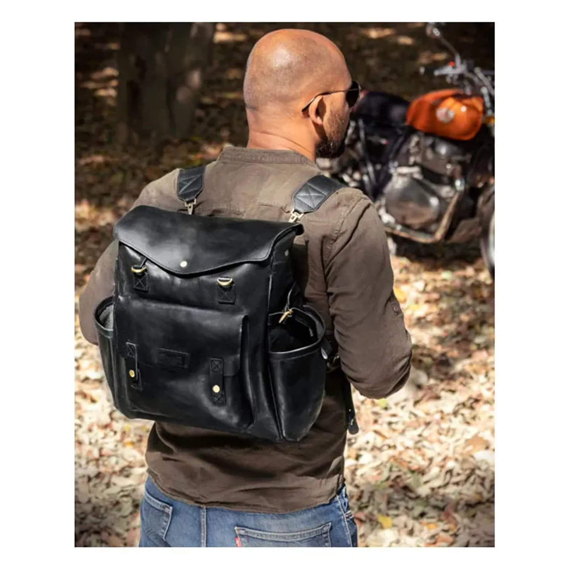 Trip Machine, Outlander saddlebag. Black