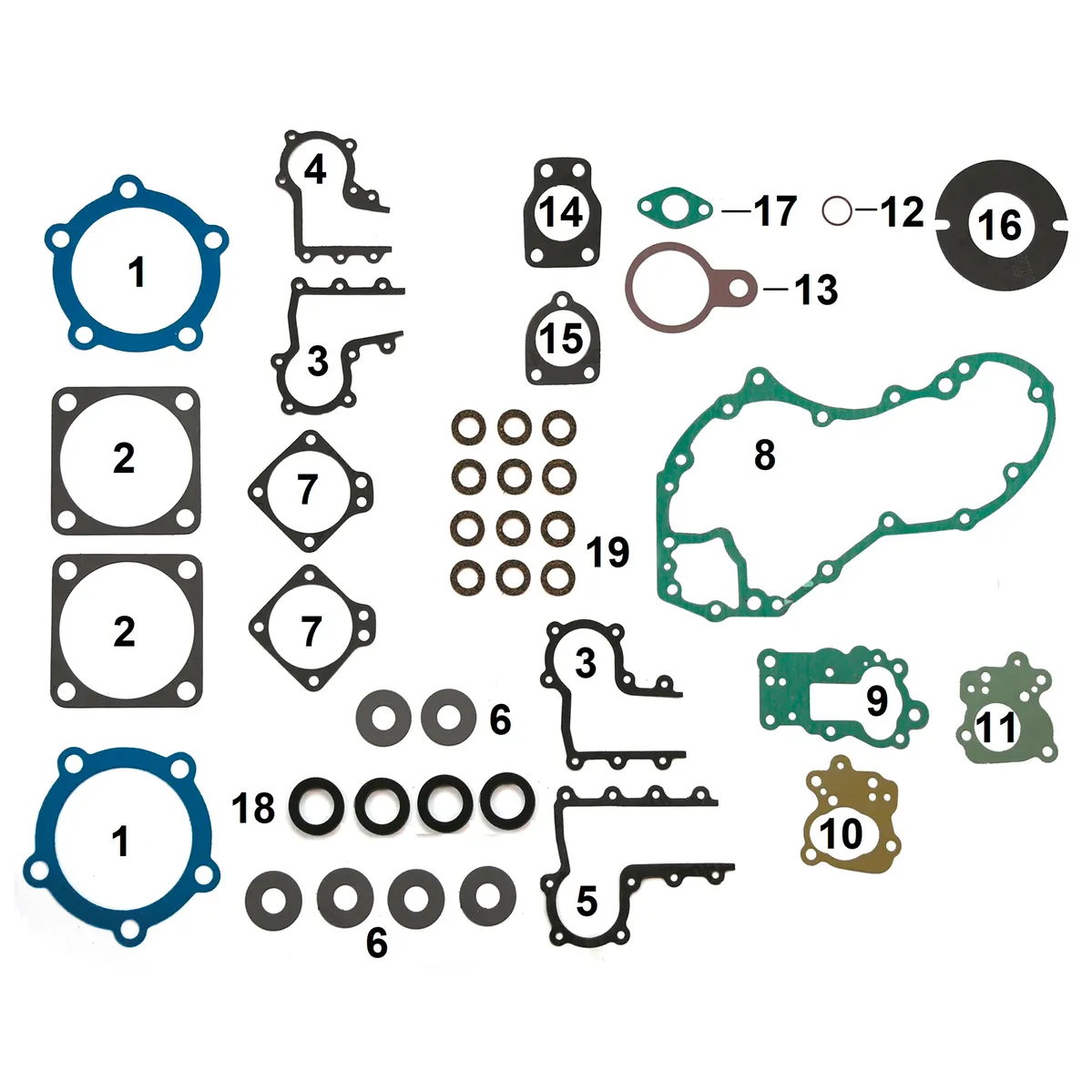 5pck Rocker arm gaskets #17475-38