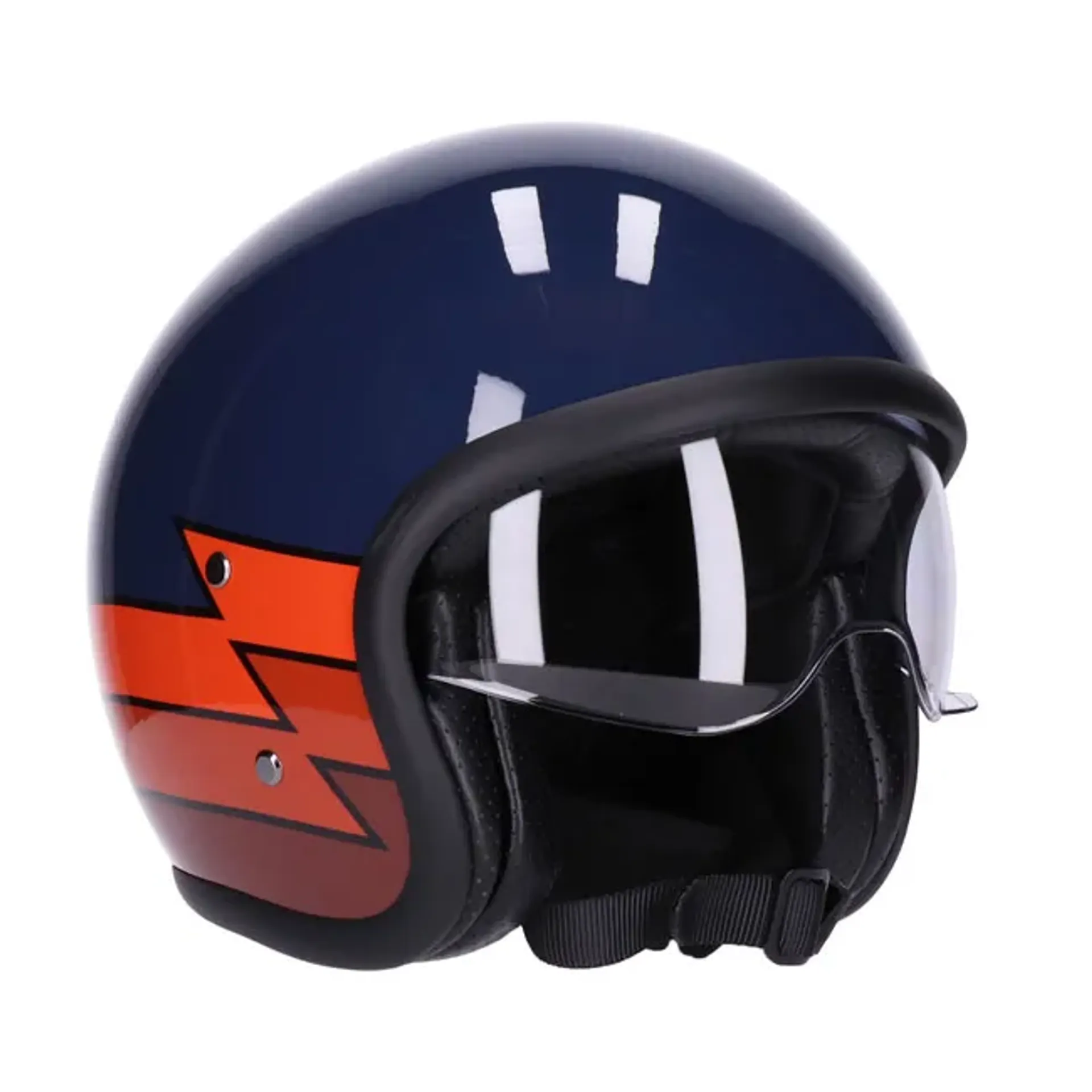 Roeg Sundown helmet Lightning gloss navy