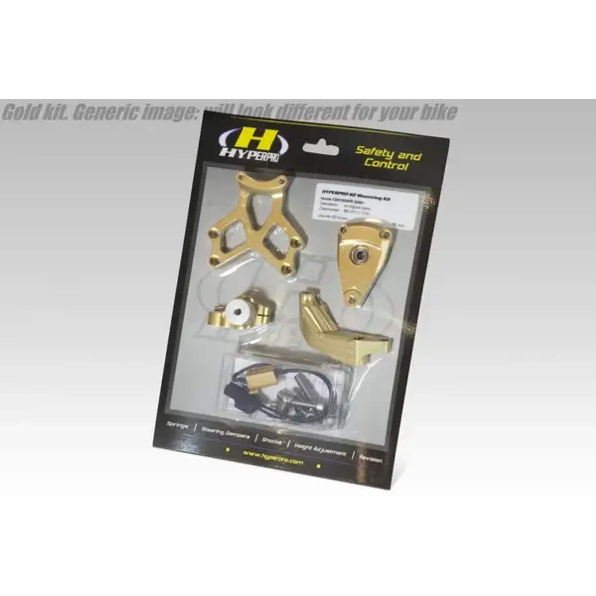Sd mount. kit gold aprilia tuo