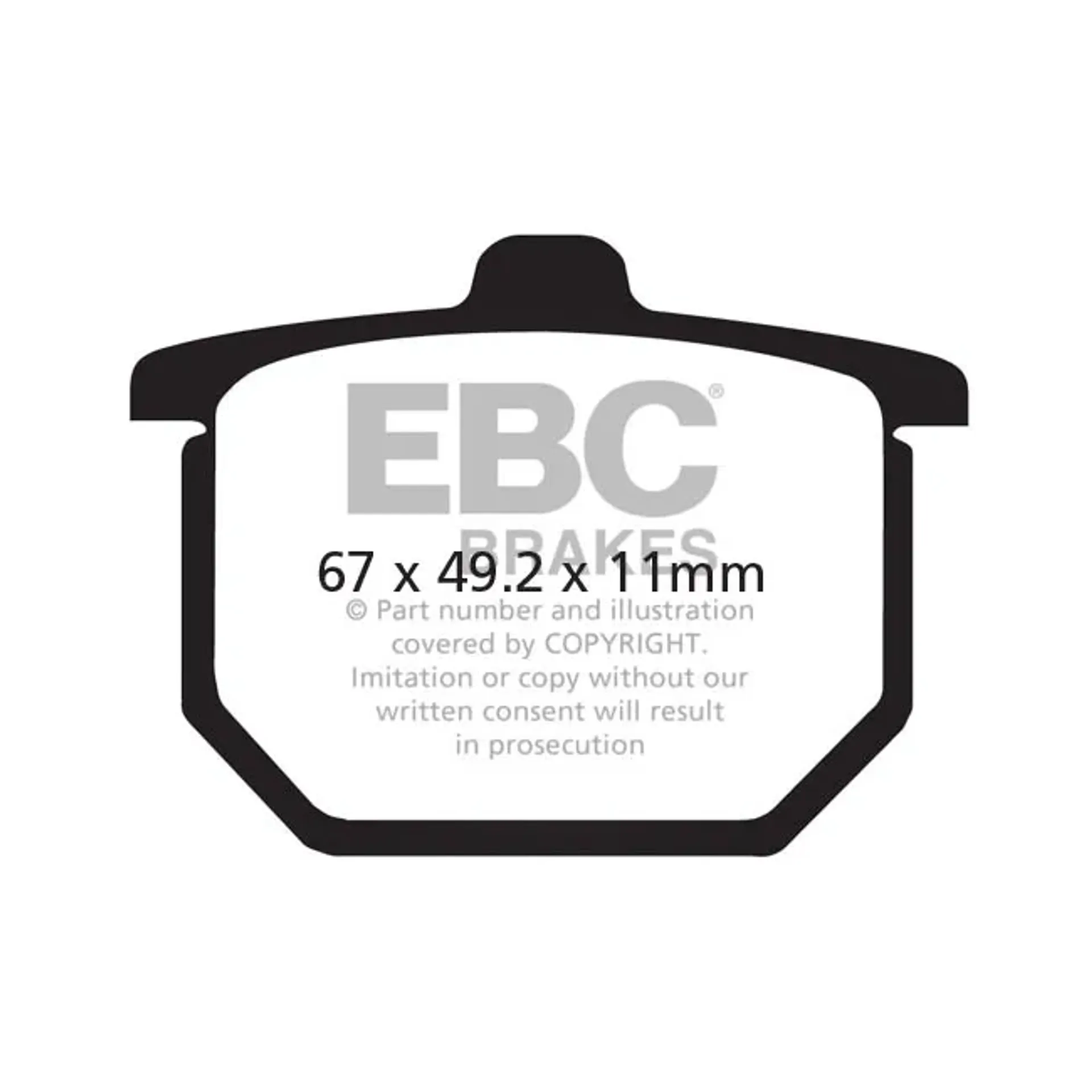EBC Organic brake pads