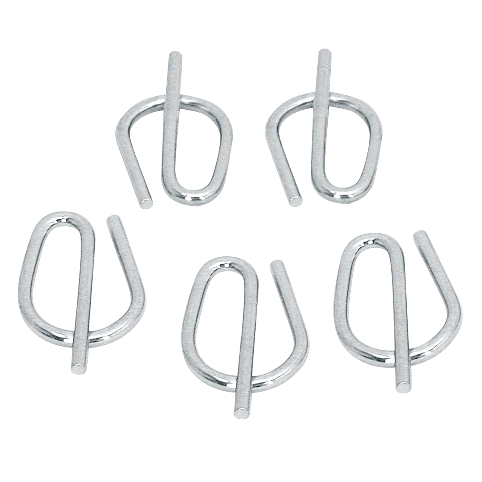5pck Colony chrome rear axle spring clip