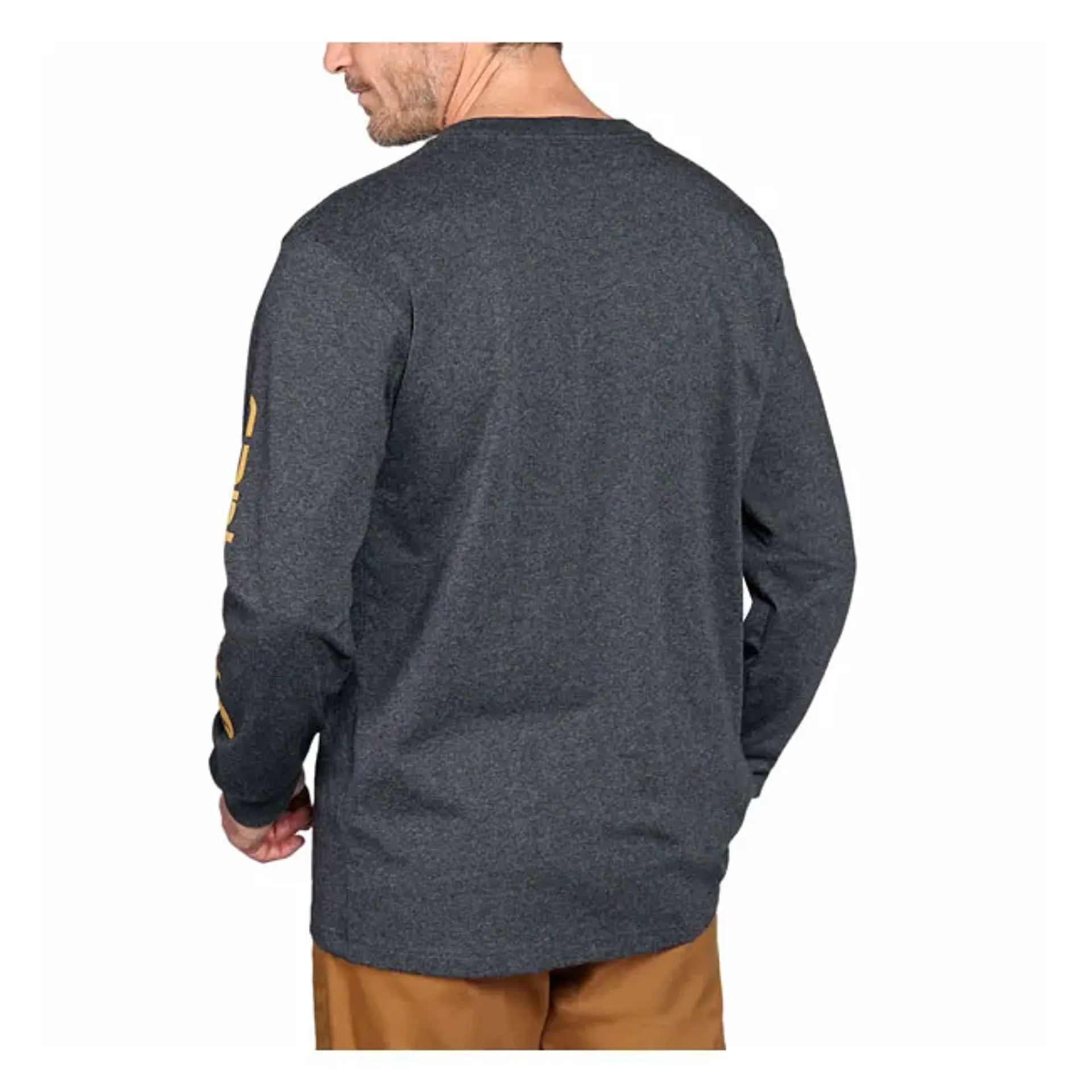 Carhartt Sleeve logo long sleeve carbon heather