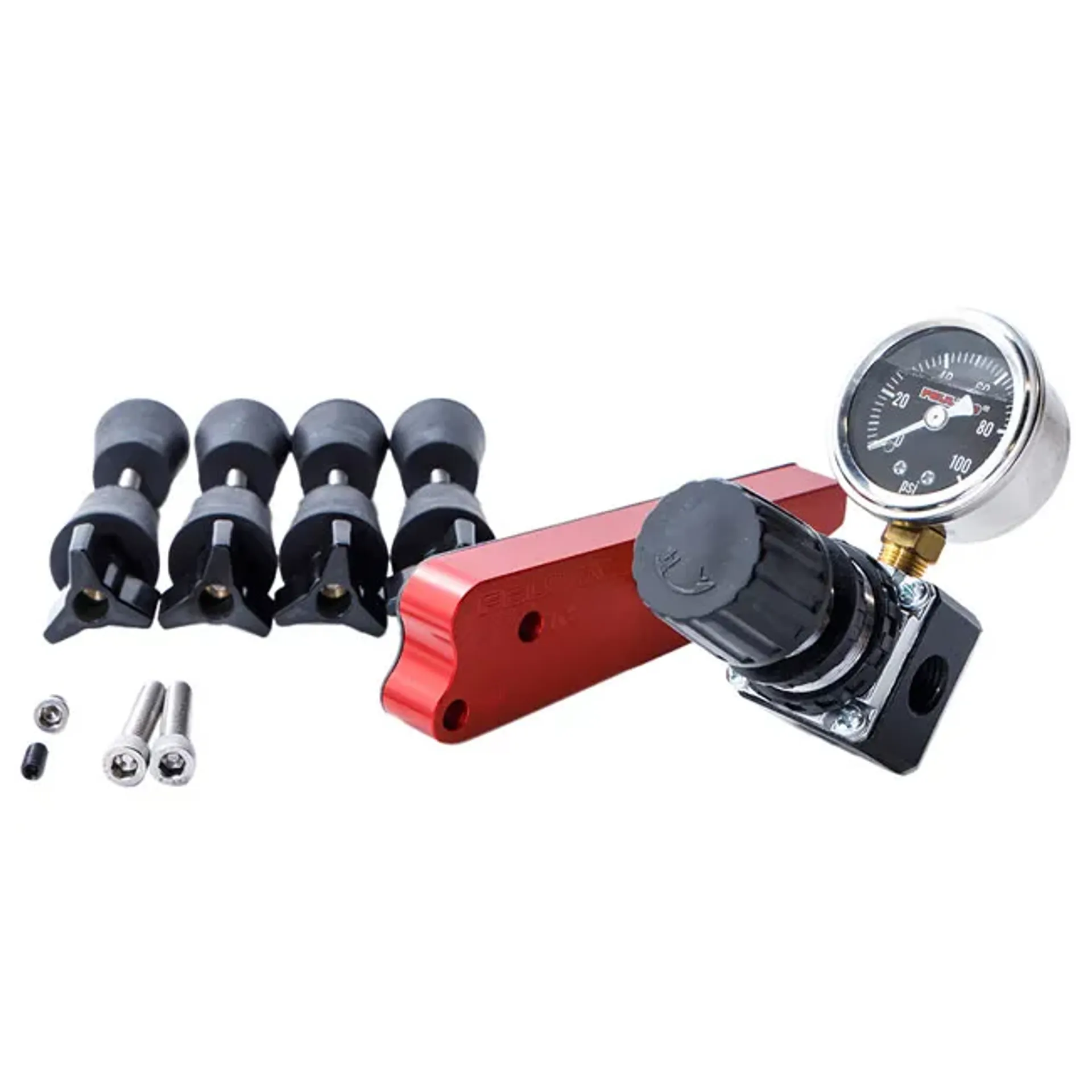 Feuling, Assembled engine piston cooling. Jet pressure testi
