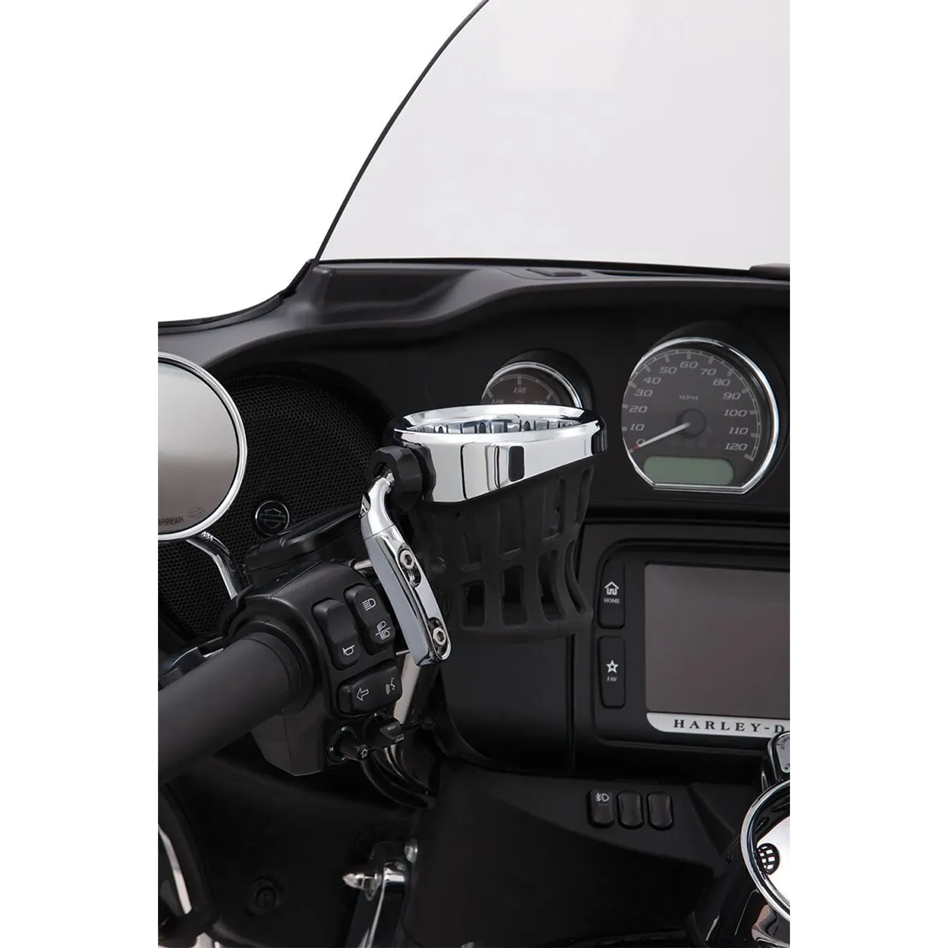 Drink Holder With Bar Mount Chrome